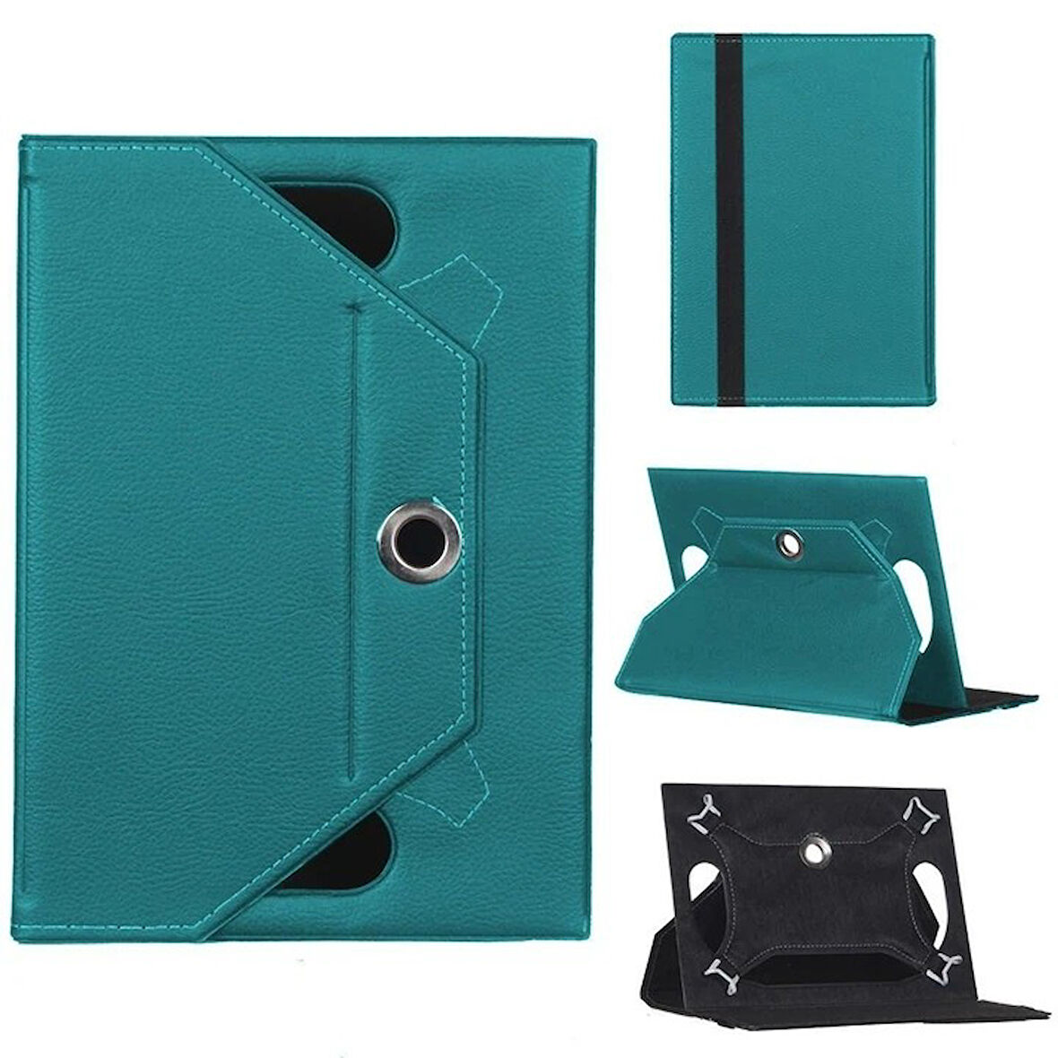 Hometech Quad Tab 7i Universal Standlı Tablet Kılıfı Yeşil