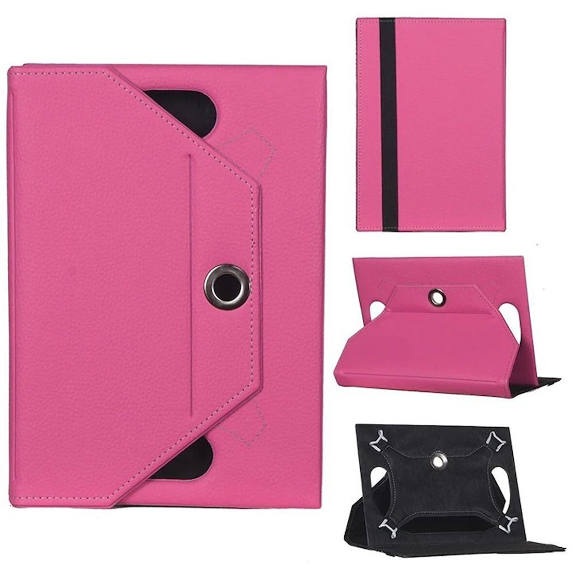 Hometech Alfa 8MG Universal Standlı Tablet Kılıfı Pembe