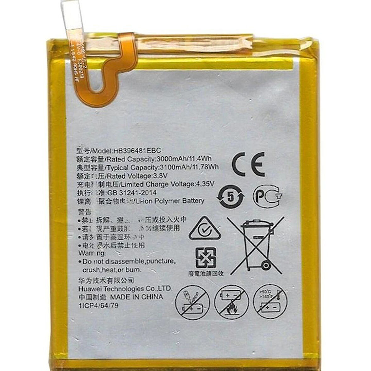 Huawei MediaPad T3 BG2-U01 Batarya Pil