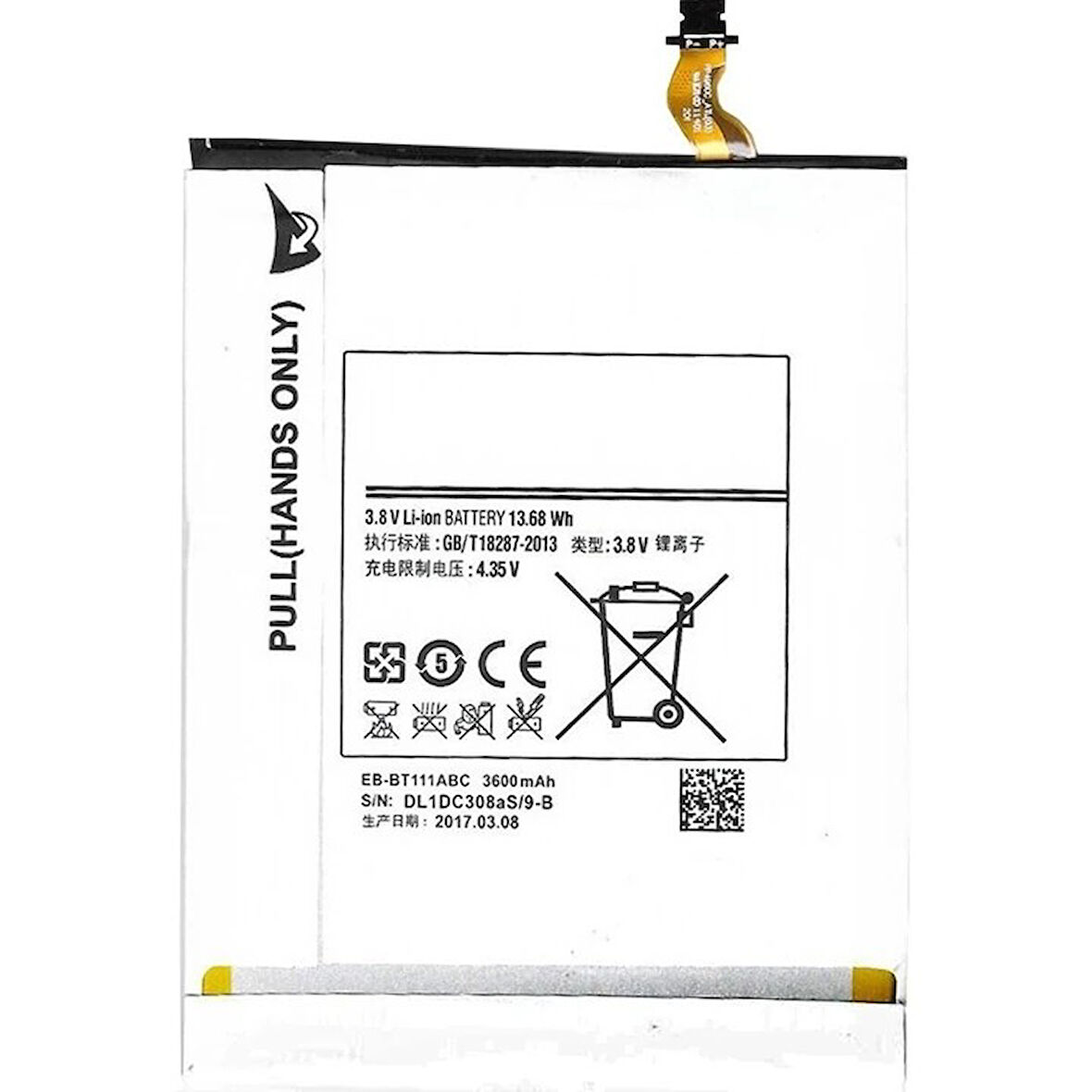 Samsung Uyumlu Galaxy Tab 3 SM-T110 Batarya Pil