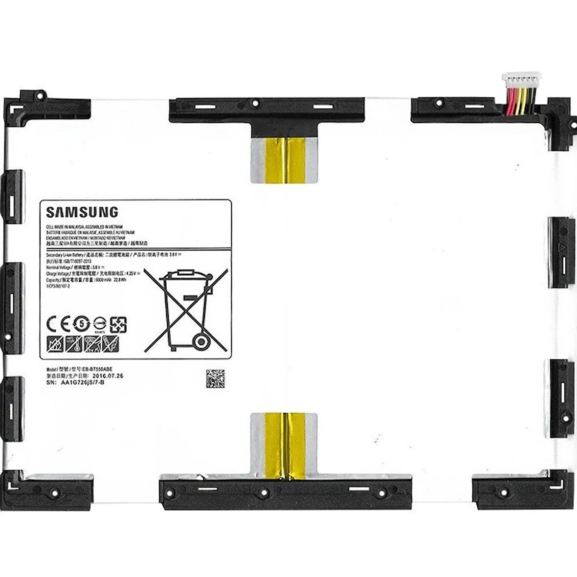Samsung Uyumlu Galaxy Tab A 9.7 P551 Batarya Pil
