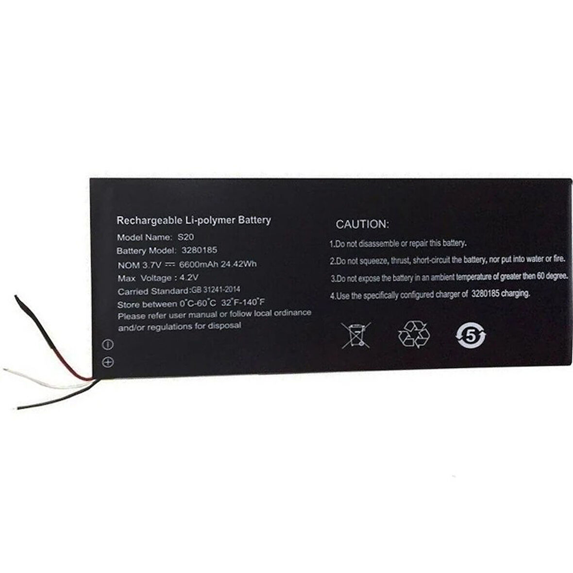 Casper S20 Batarya Pil