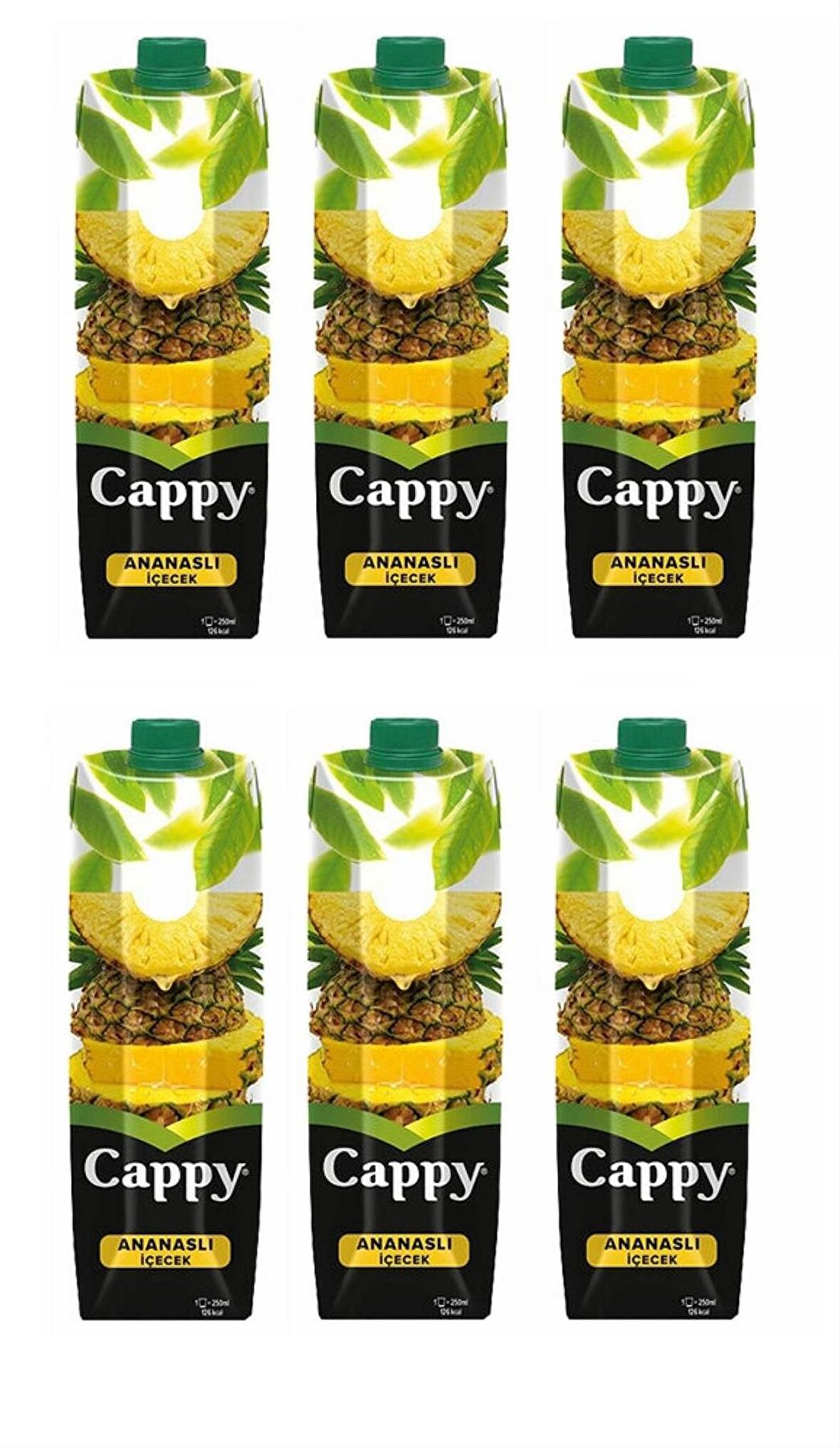 Cappy Ananslı İçecek 1 Lt X 6 Adet