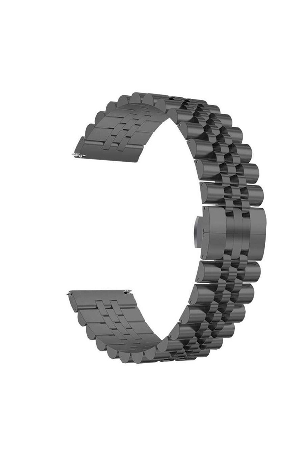 Huawei Honor Magic 2 46mm Kordon/kayış Parlak Paslanmaz Çelik Rolex Dizayn Kordon Kayış