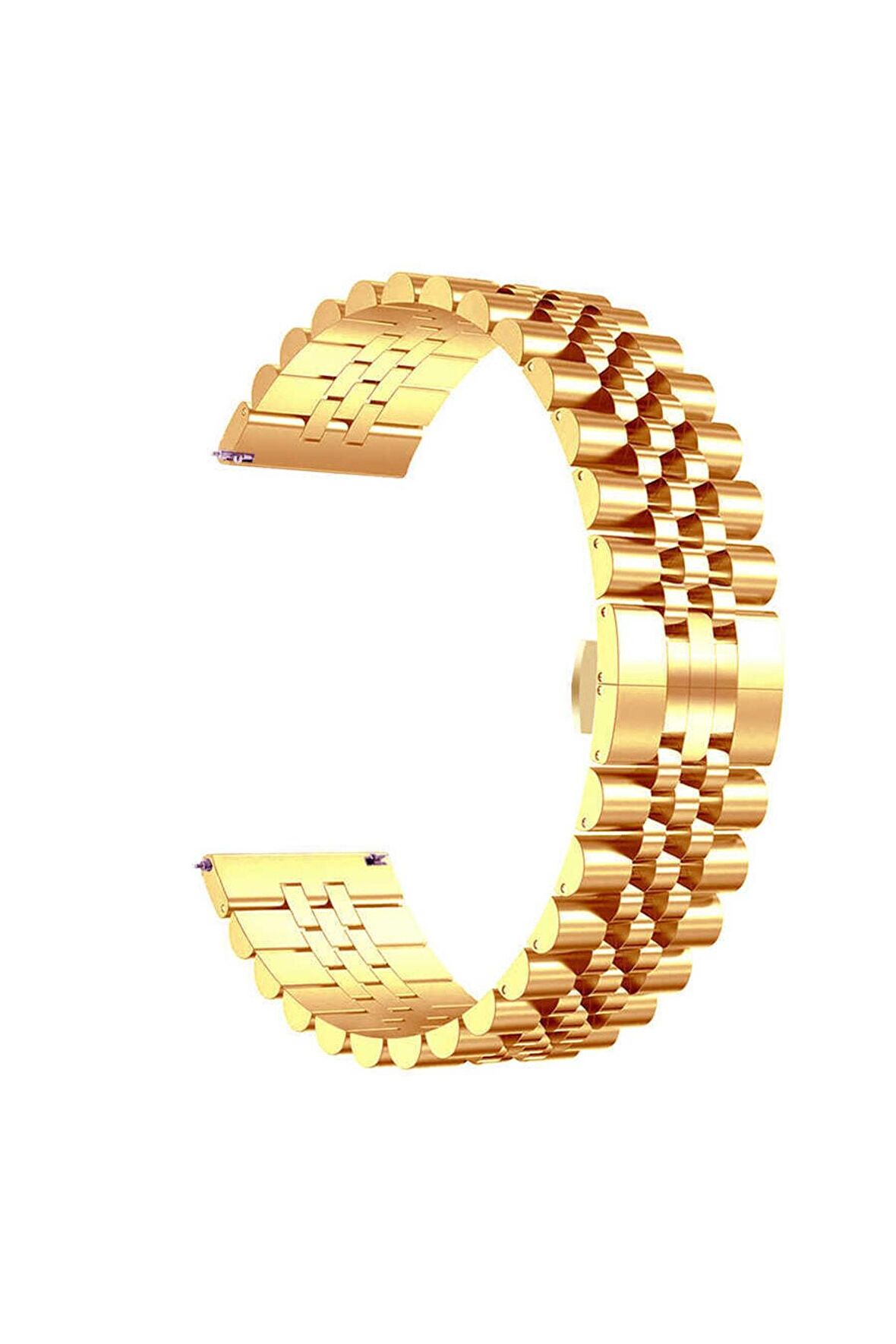 Xiaomi Amazfit Pace Kordon/kayış Parlak Paslanmaz Çelik Rolex Dizayn Kordon Kayış