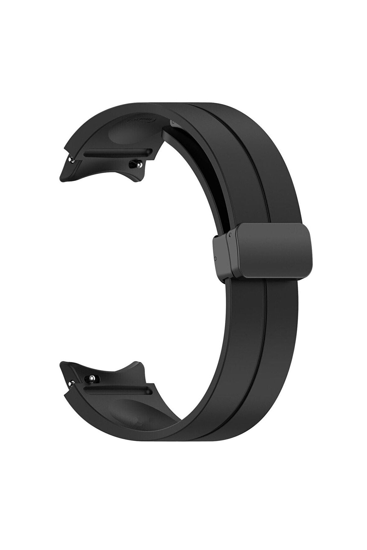 Samsung Galaxy Watch 4 Classic 42mm Kordon/Kayış Çizgili Tasarım Metal Toka Esnek Sağlam
