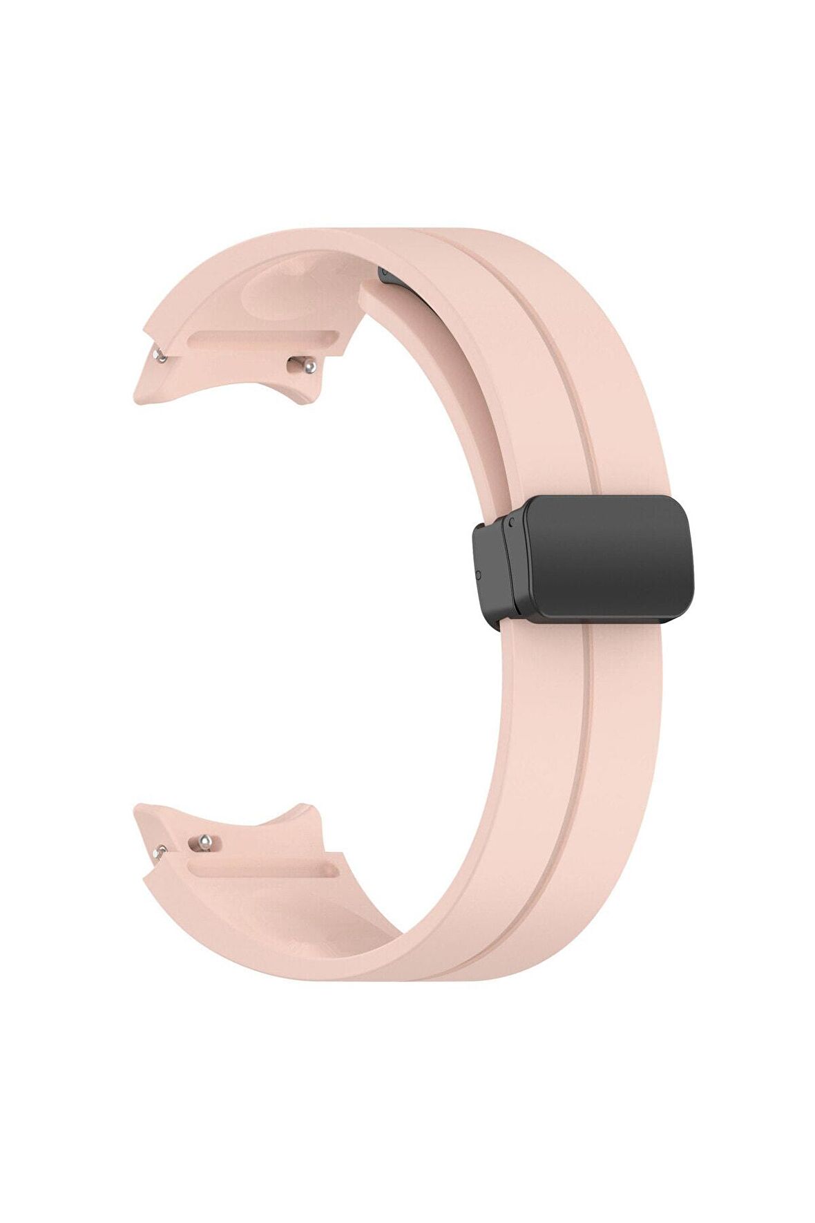 Samsung Galaxy Watch 4 Classic 42mm Kordon/Kayış Çizgili Tasarım Metal Toka Esnek Sağlam