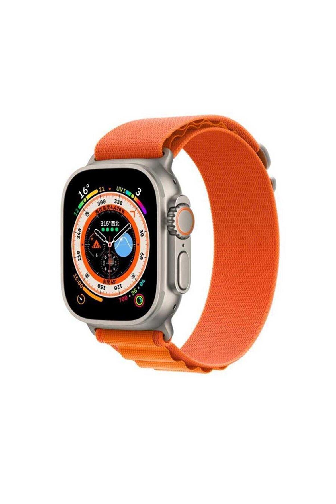 Watch 38mm Kordon/kayış Örgü Işlemeli Metal Toka Diyazn Her Ölçüye Uyumlu Kordon