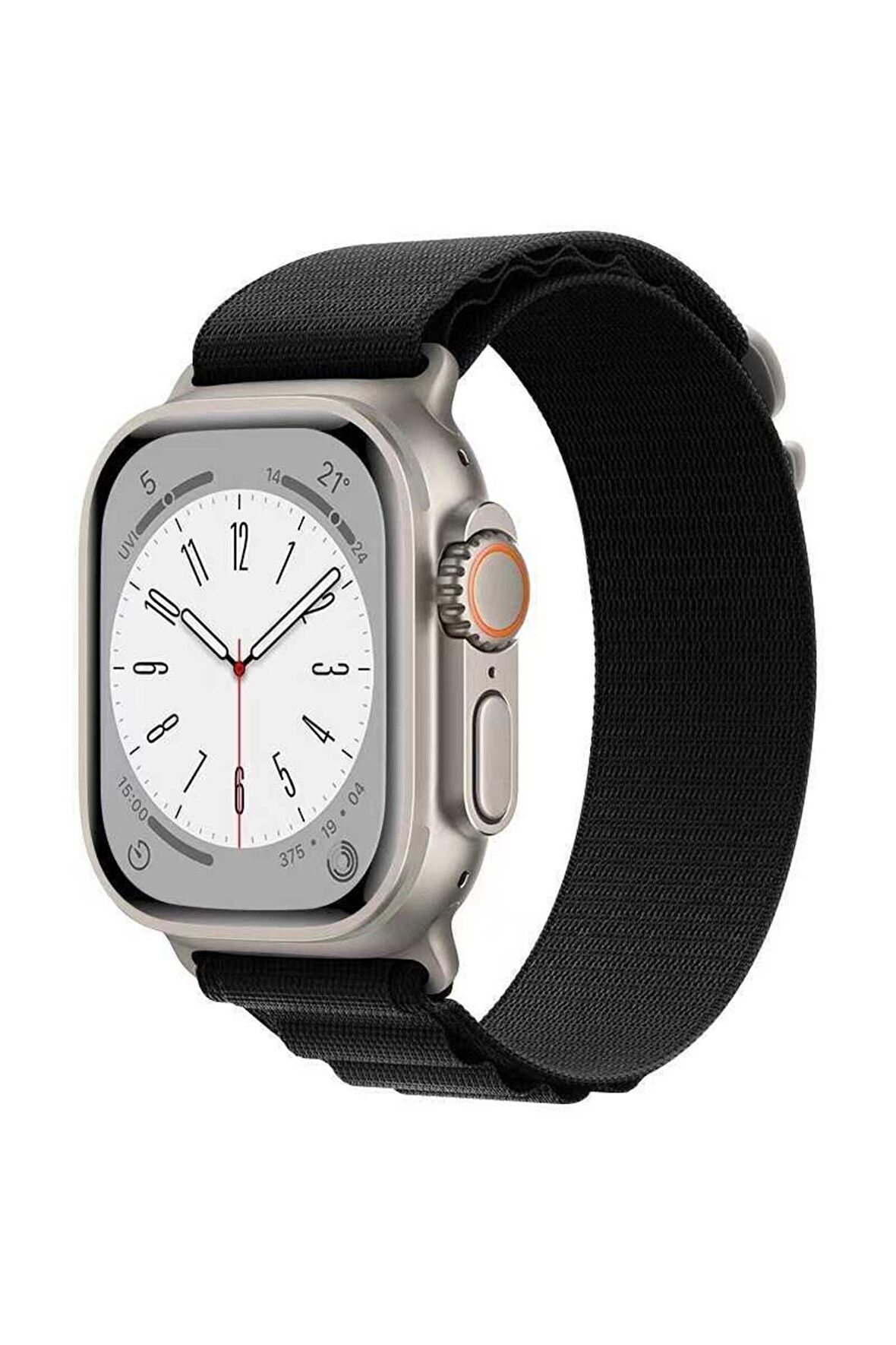 Watch 40mm Kordon/kayış Örgü Işlemeli Metal Toka Diyazn Her Ölçüye Uyumlu Kordon