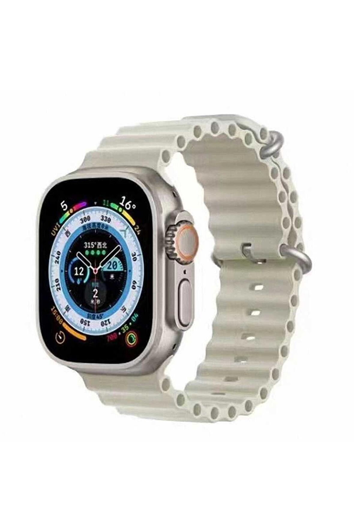 Watch 38mm Kordon/kayış Yumuşak Sport Delikli Metal Toka Silikon Kordon/kayış
