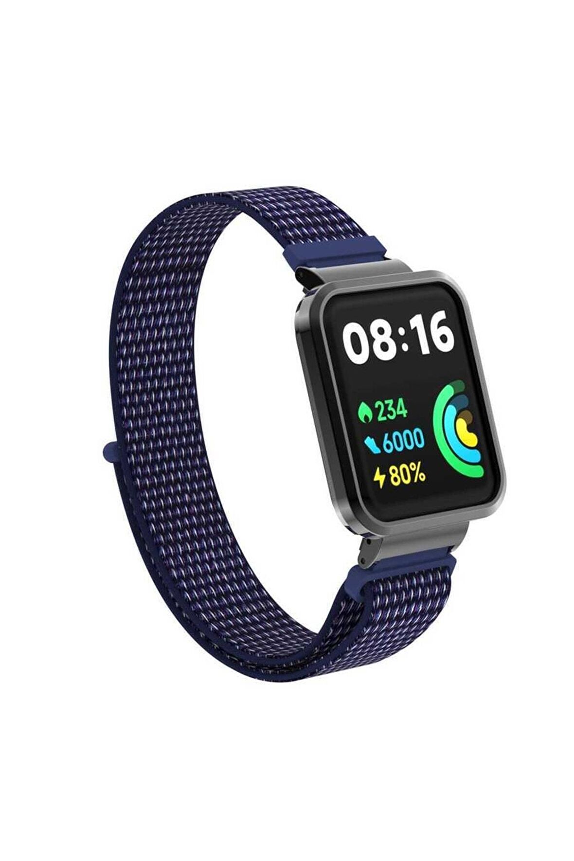 Xiaomi Redmi Watch 2 Lite Kordon/kayış Spor Loop Kasa Koruma 2 In 1 Hasır Örgü Cırtlı Hasır Kordon
