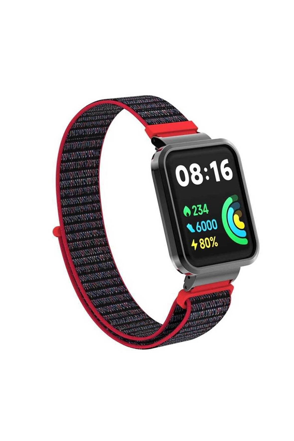 Xiaomi Redmi Watch 2 Lite Kordon/kayış Spor Loop Kasa Koruma 2 In 1 Hasır Örgü Cırtlı Hasır Kordon