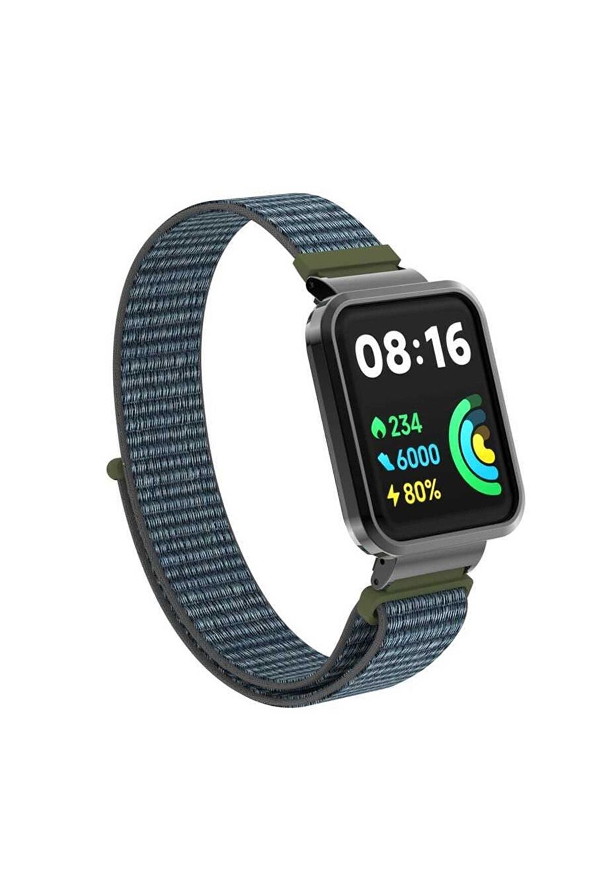 Xiaomi Redmi Watch 2 Lite Kordon/kayış Spor Loop Kasa Koruma 2 In 1 Hasır Örgü Cırtlı Hasır Kordon