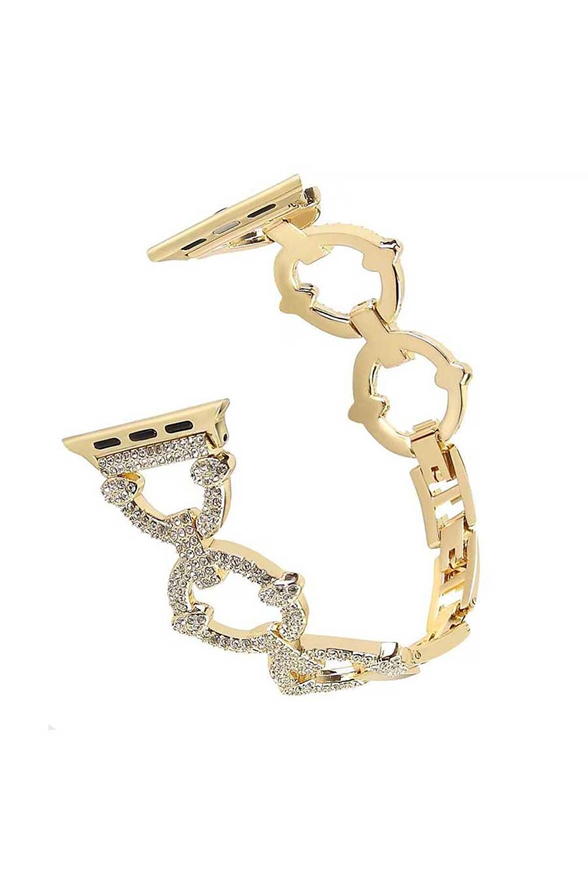 Watch 42mm/44mm Kordon/kayış Metal Şık Taşlı Tasarım Diamond Style Kordon/kayış