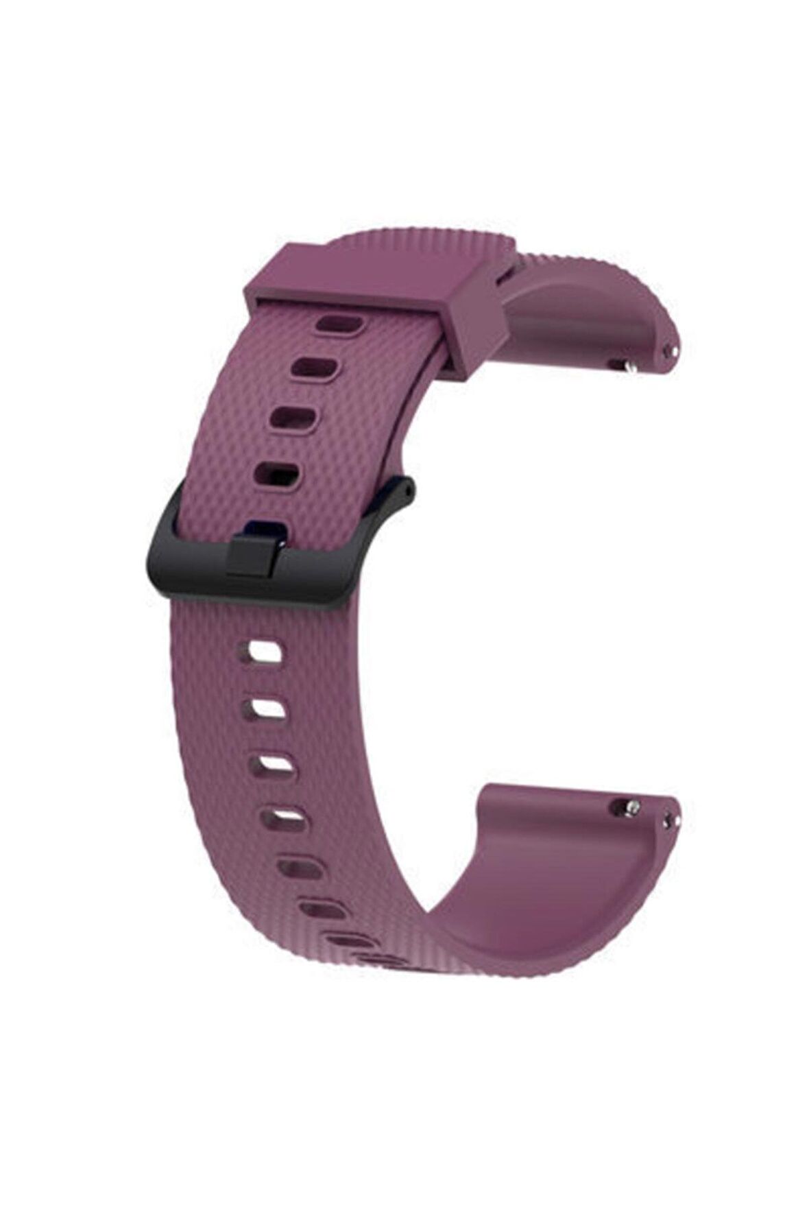 Galaxy Watch Active 2 40mm (20mm) Kordon/kayış Tırtıklı 15 Kademeli Silikon Kordon