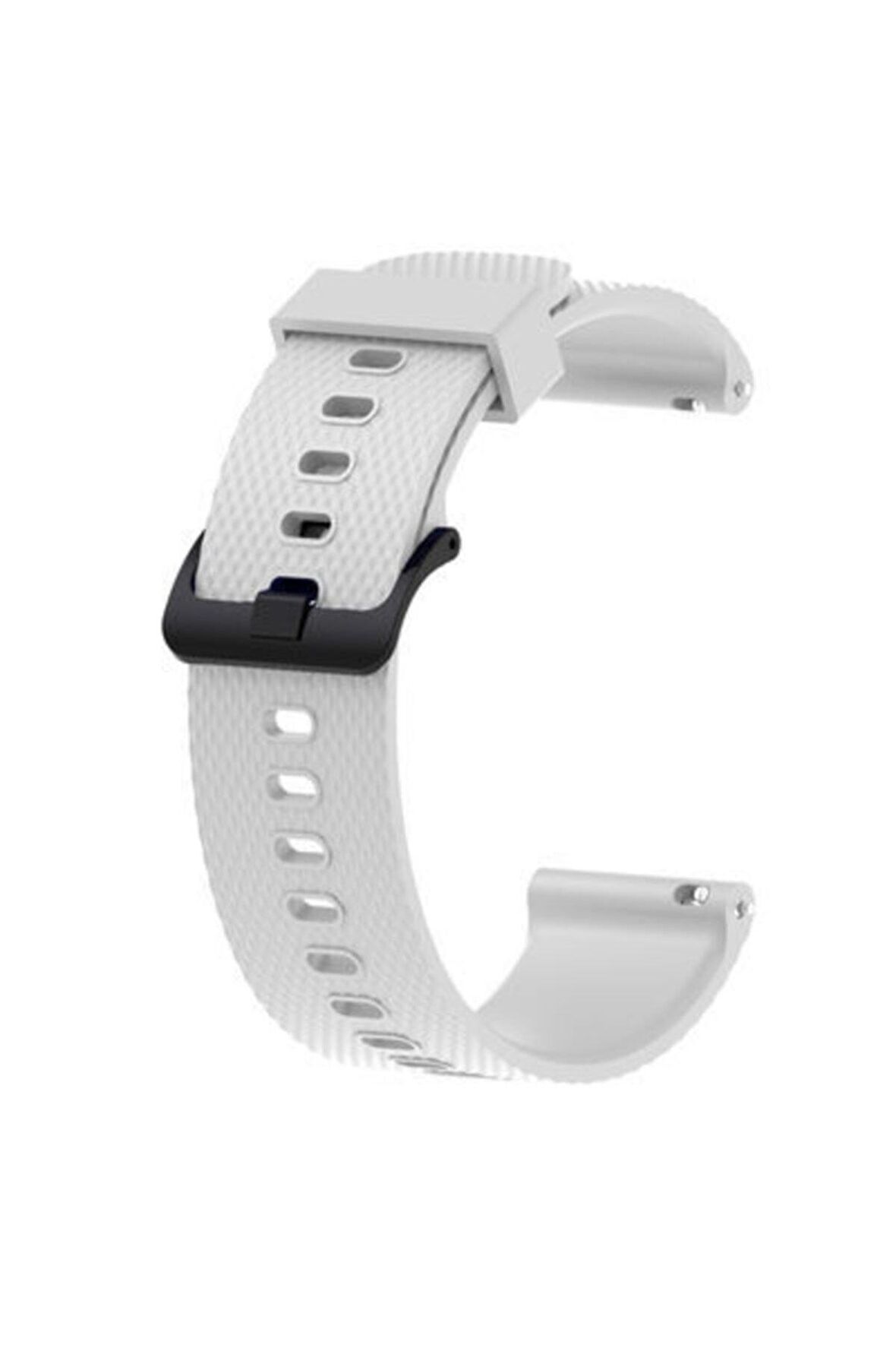 Galaxy Watch 42mm (20mm) Kordon/kayış Tırtıklı 15 Kademeli Silikon Kordon