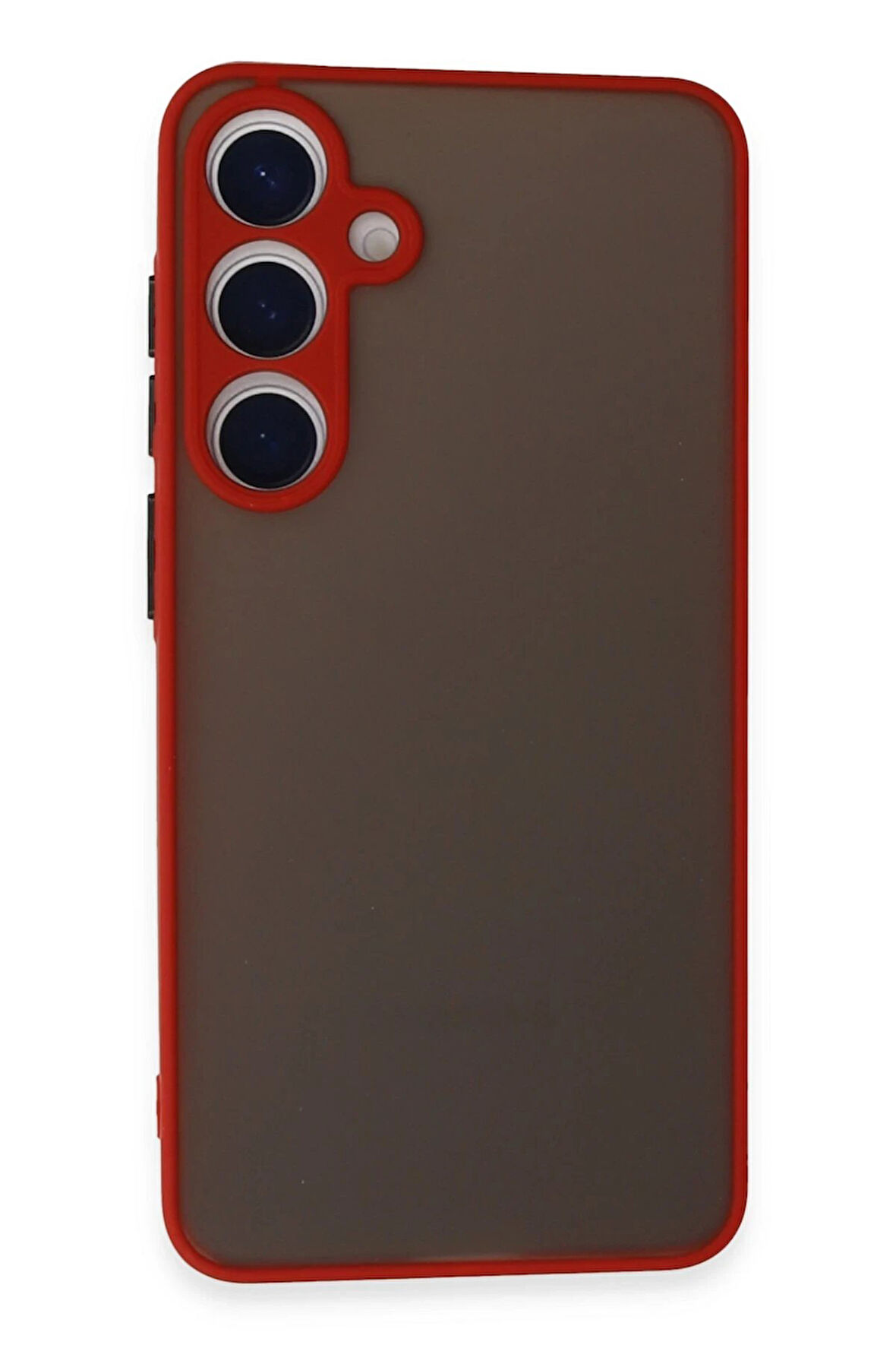 CPT50 Samsung Galaxy S24 Kılıf Montreal Silikon Kapak - Kırmızı