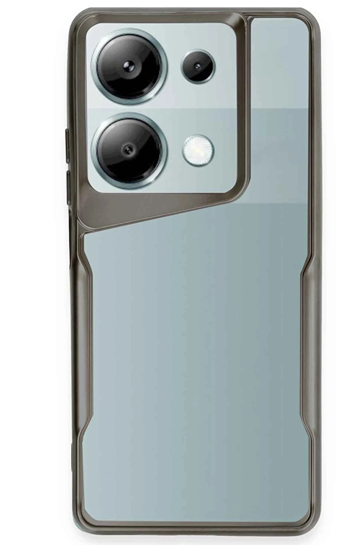 CPT50 Xiaomi Redmi Note 13 Pro 4G Kılıf Boyi Silikon Kapak - Titan Gri