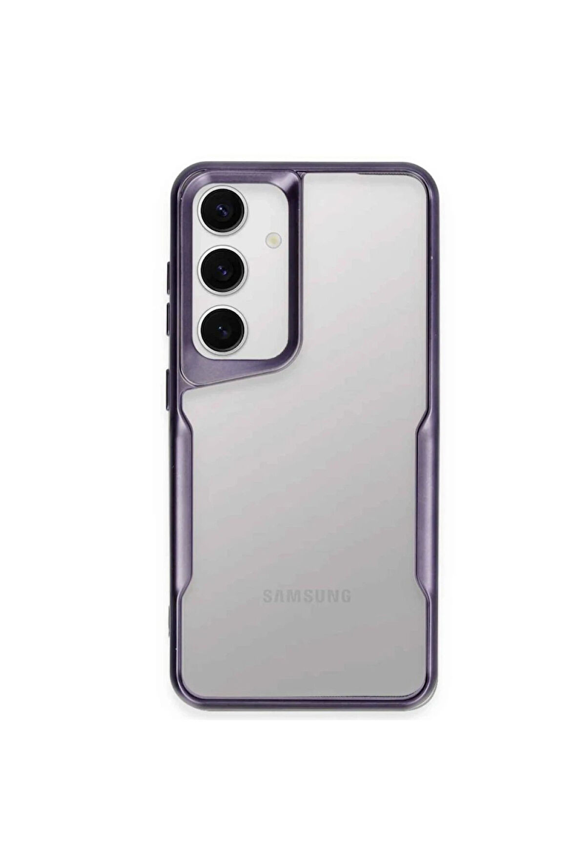 CPT50 Samsung Galaxy A25 5G Kılıf Boyi Silikon Kapak - Derin Mor