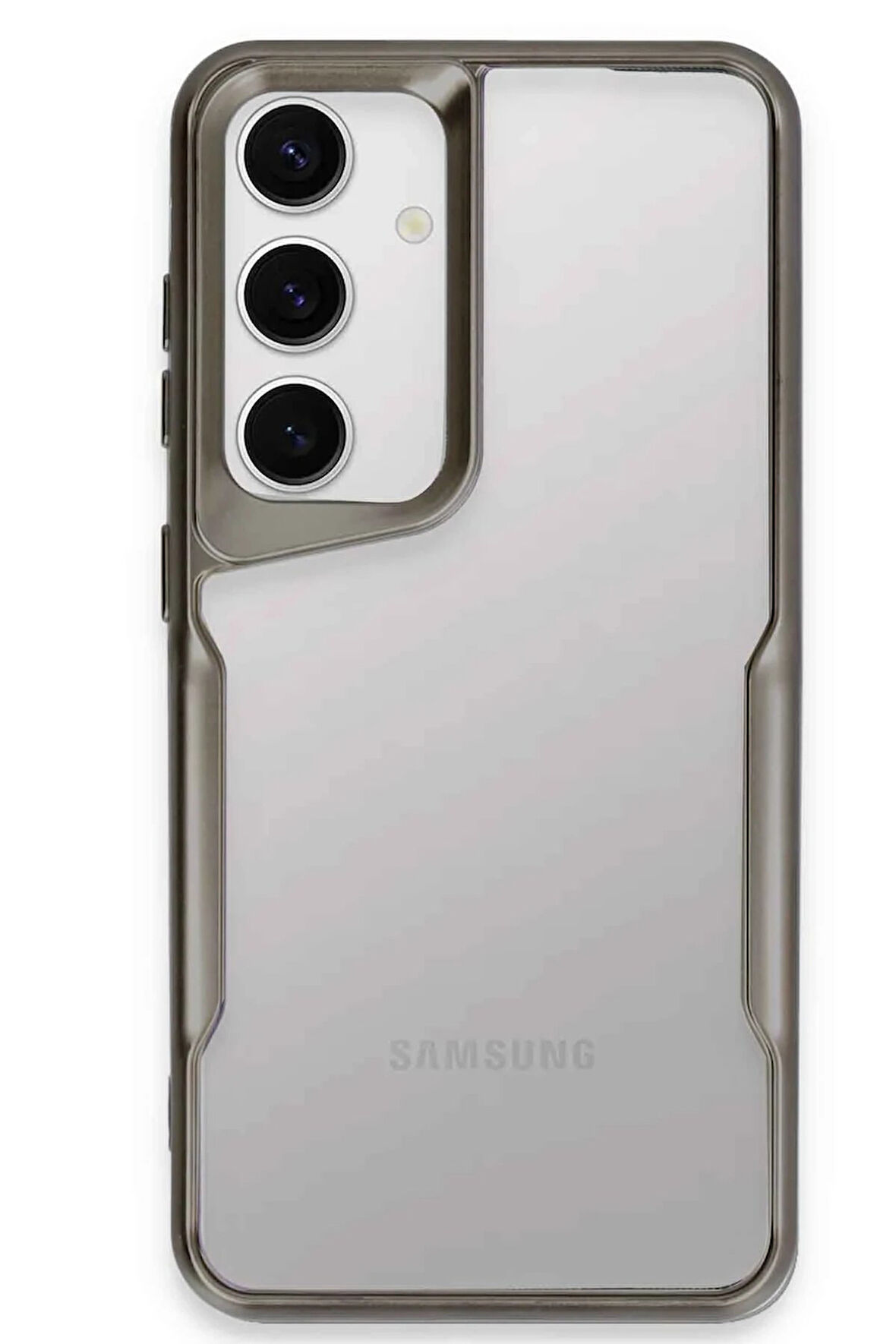 CPT50 Samsung Galaxy S24 Kılıf Boyi Silikon Kapak - Titan Gri