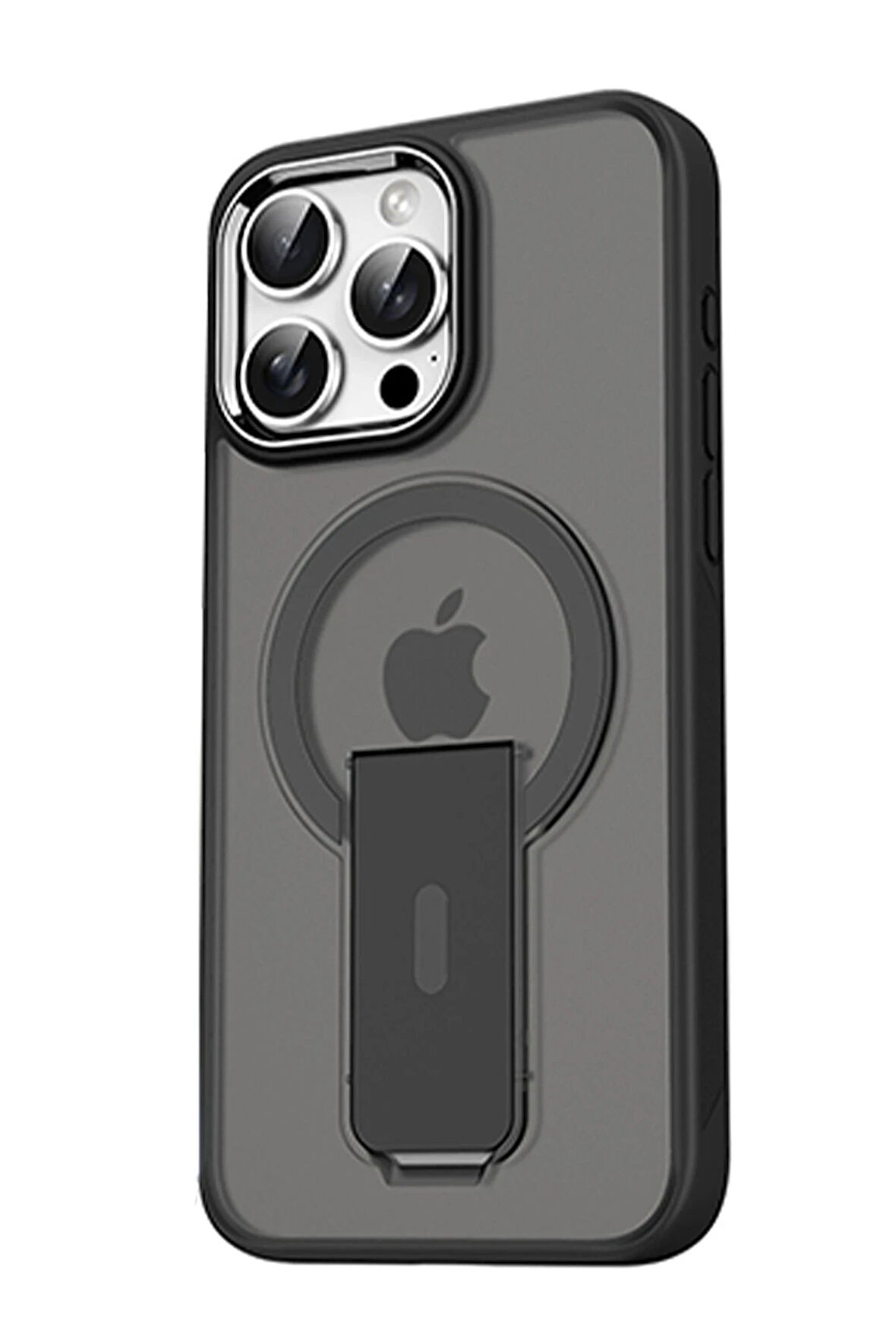 CPT50 iPhone 14 Pro Tork Magsafe Standlı Kapak - Siyah