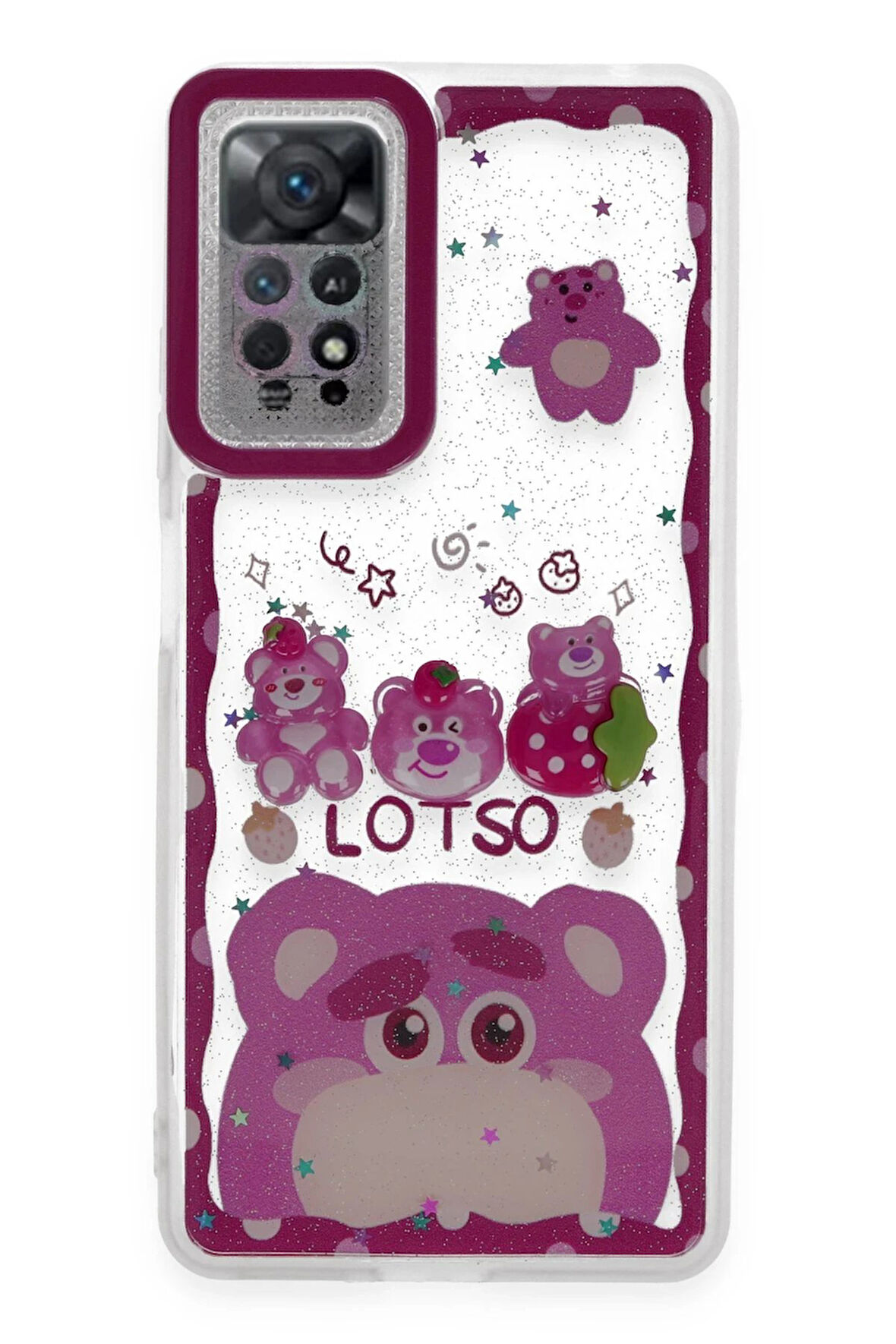 CPT50 Xiaomi Redmi Note 11 Kılıf Sweet Desenli Silikon Kapak - Pembe