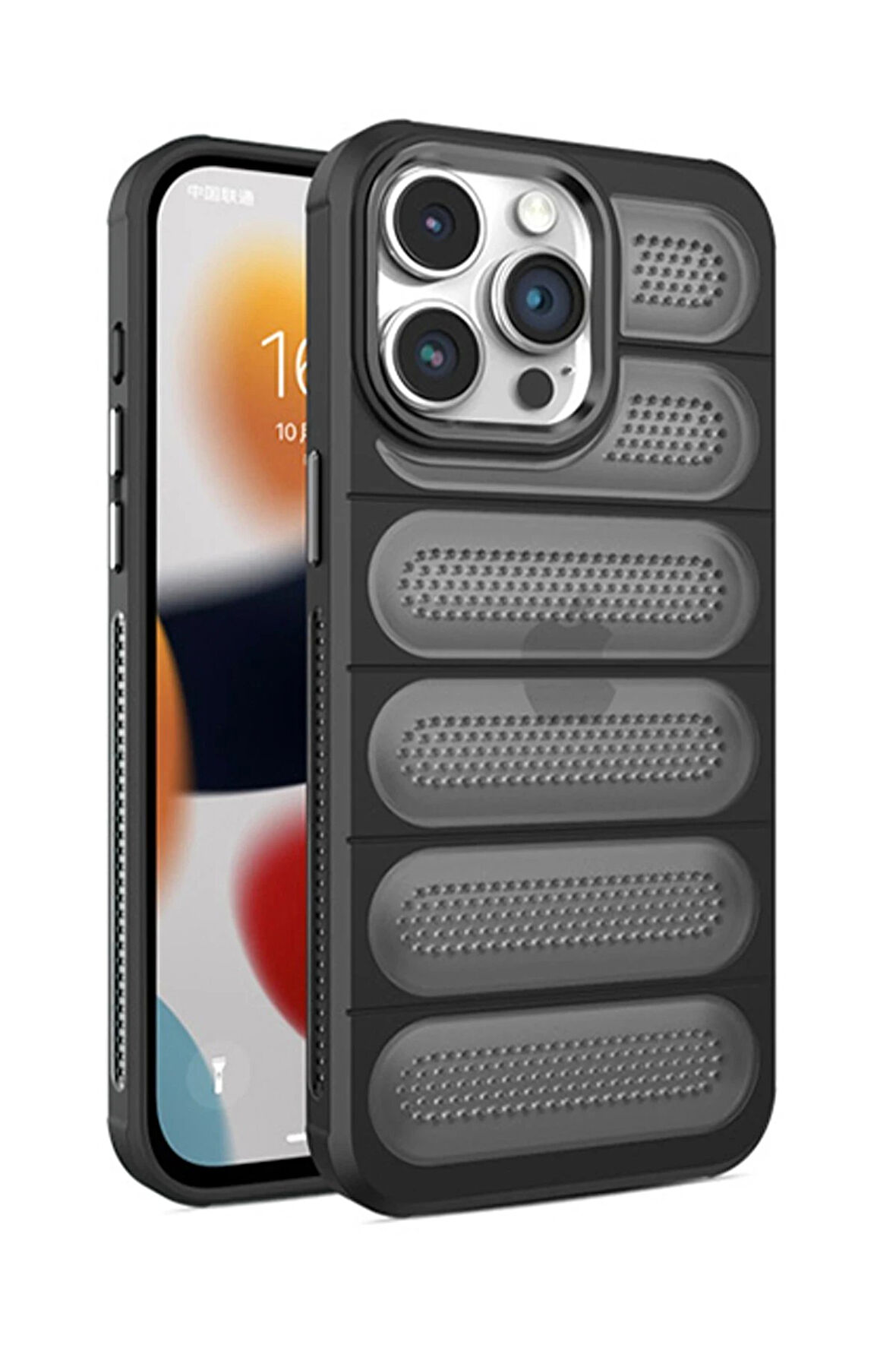 CPT50 iPhone 14 Pro Kılıf Airmax Silikon Kapak - Siyah