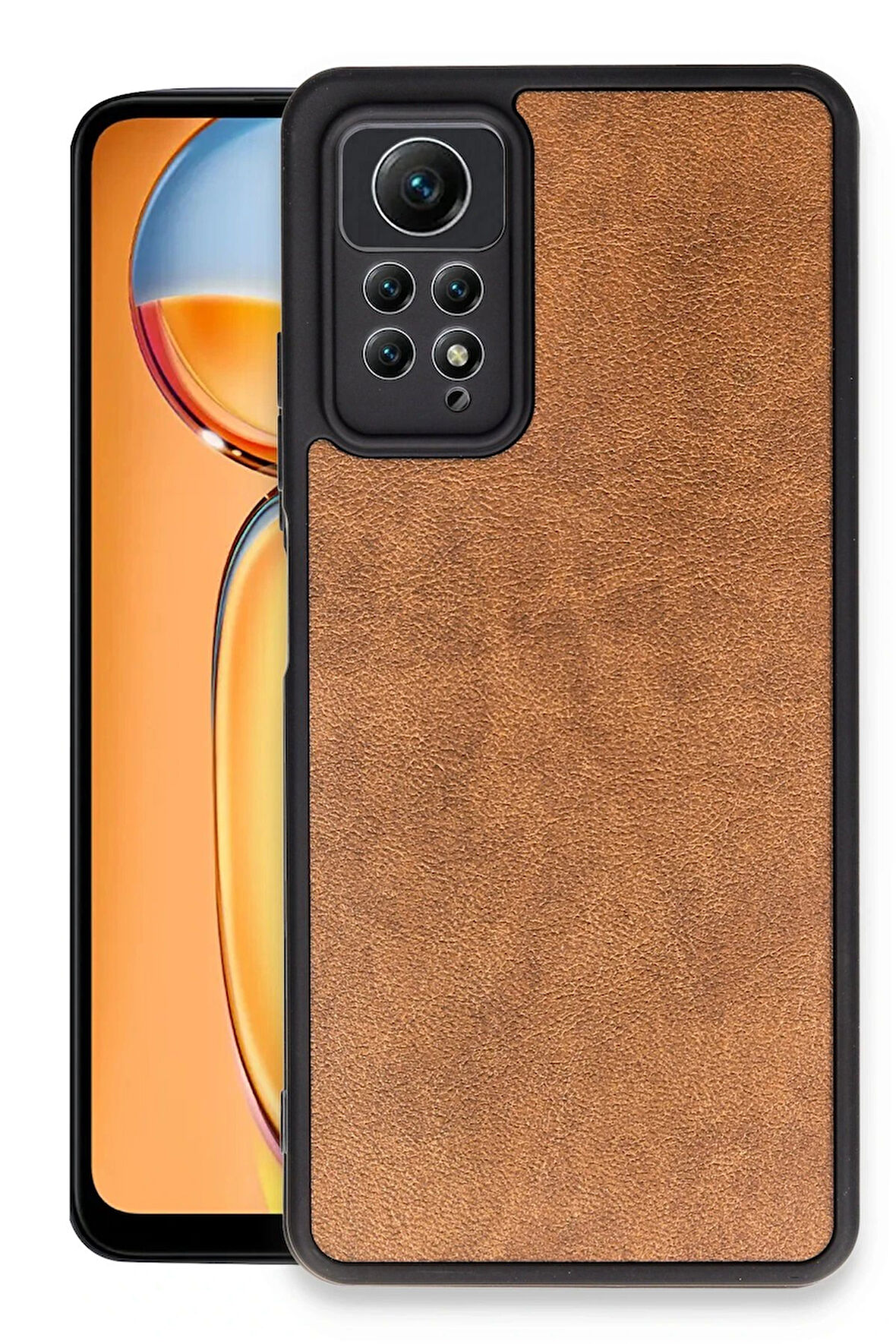 CPT50 Xiaomi Redmi Note 12 Pro 4G Kılıf Aras Deri Kapak - Taba