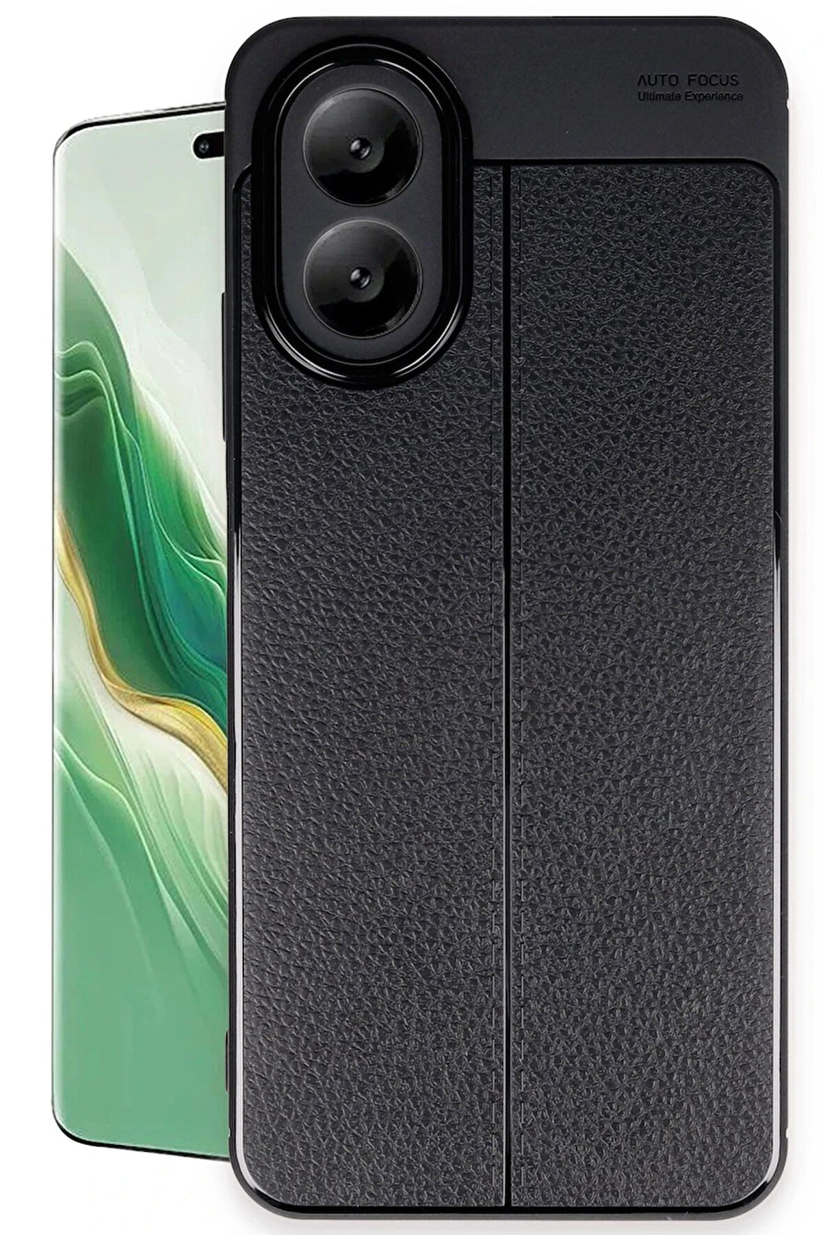 CPT50 Oppo A38 Kılıf Auto Focus Kapak - Siyah