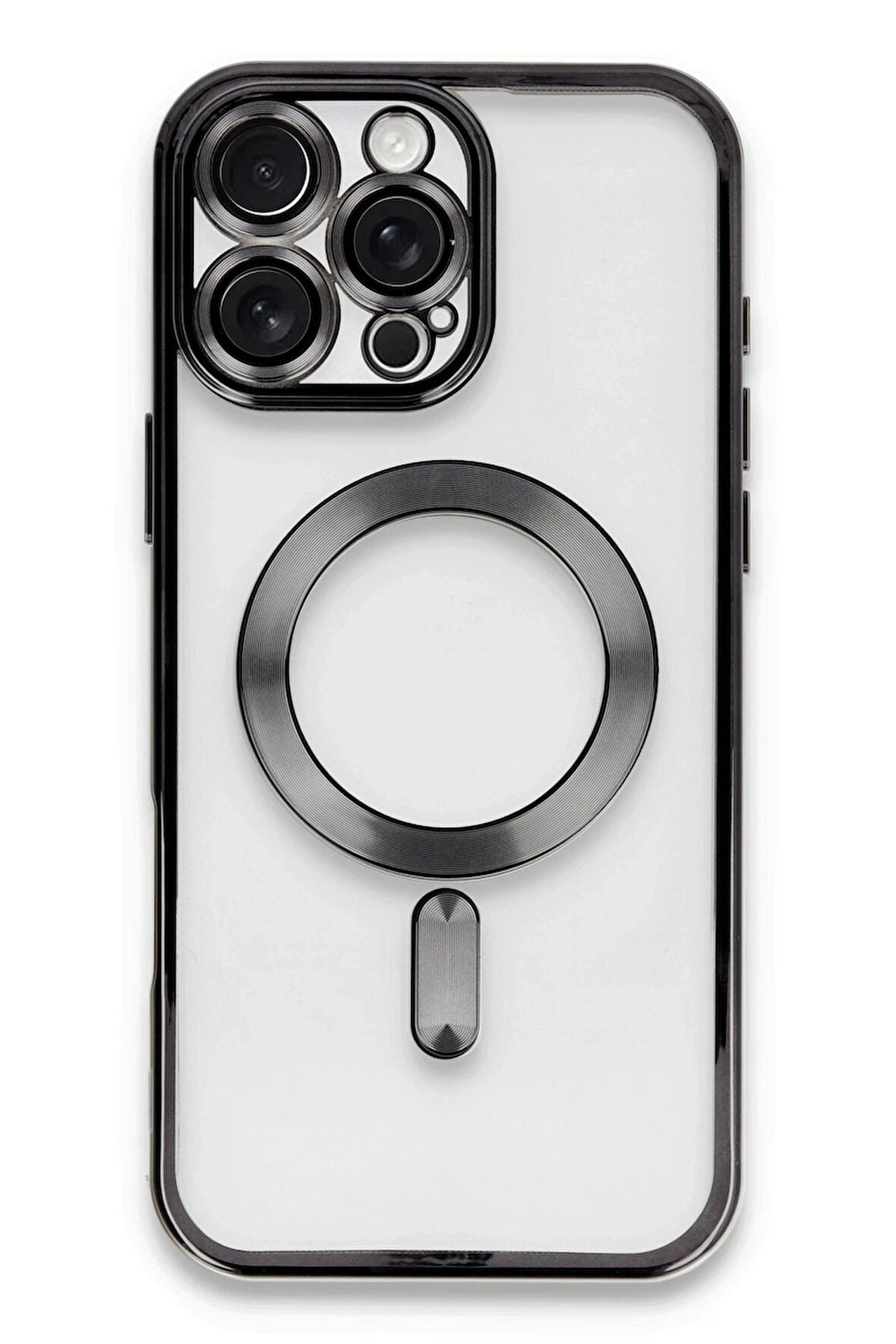 CPT50 iPhone 16 Pro Kılıf Kross Magneticsafe Kapak - Siyah