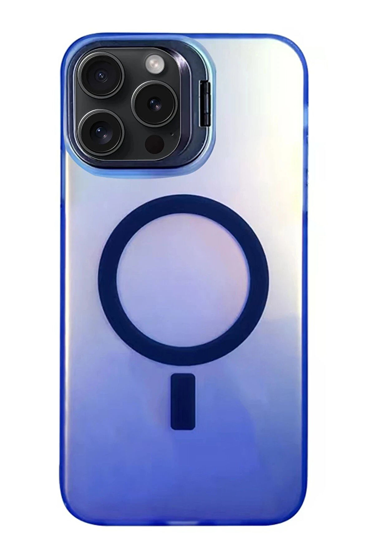 CPT50 iPhone 15 Pro Primera Magsafe Standlı Kapak - Lacivert