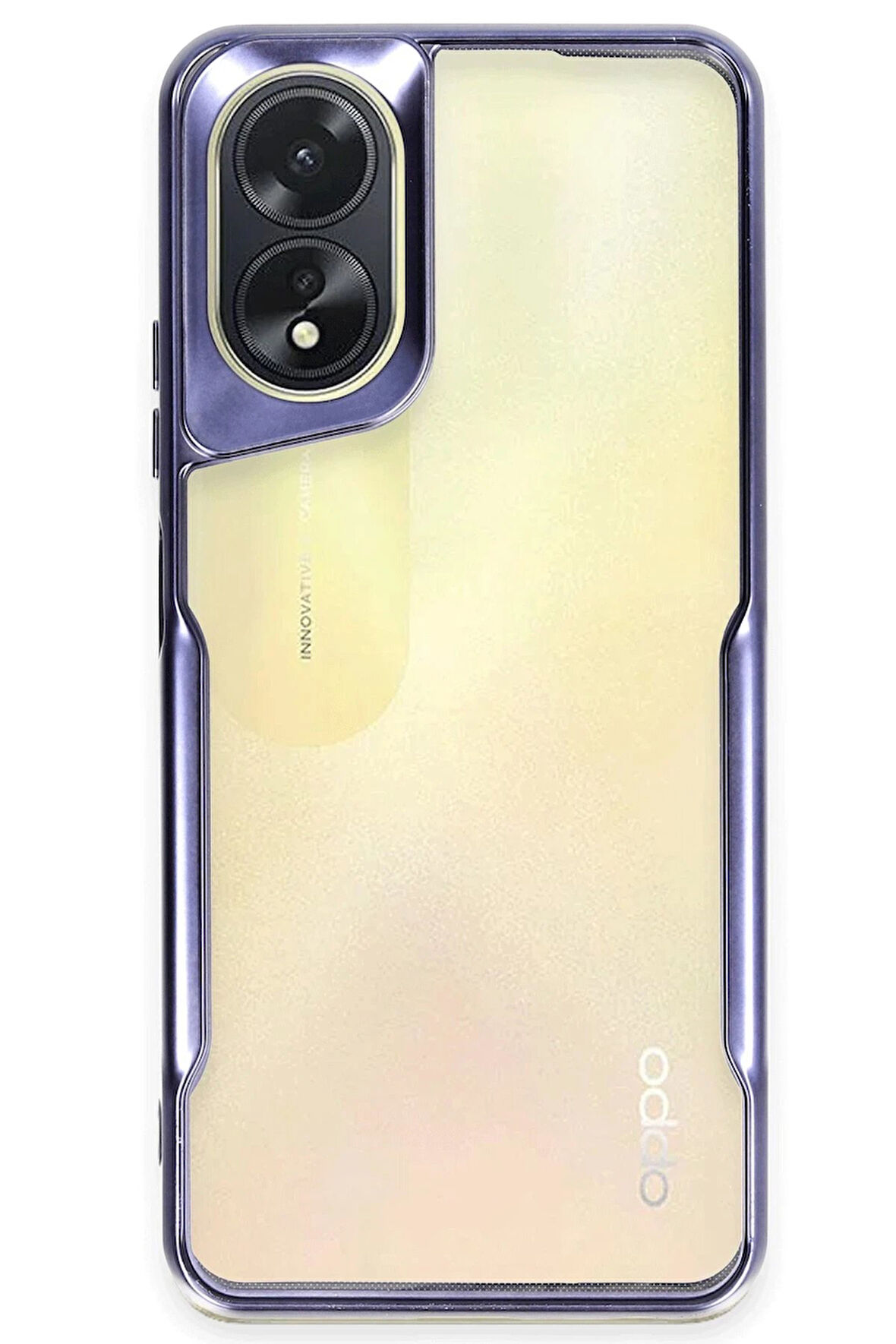 CPT50 Oppo A38 Kılıf Boyi Silikon Kapak - Lacivert