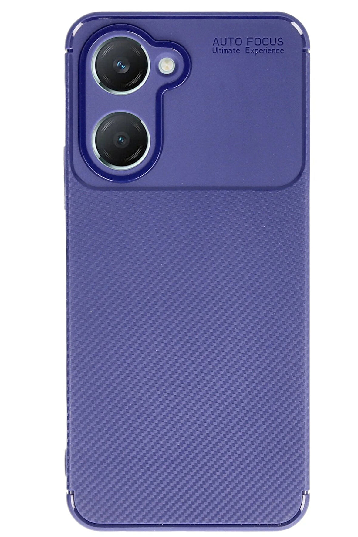 CPT50 Vivo Y18 Kılıf Auto Focus Karbon Kapak - Lacivert