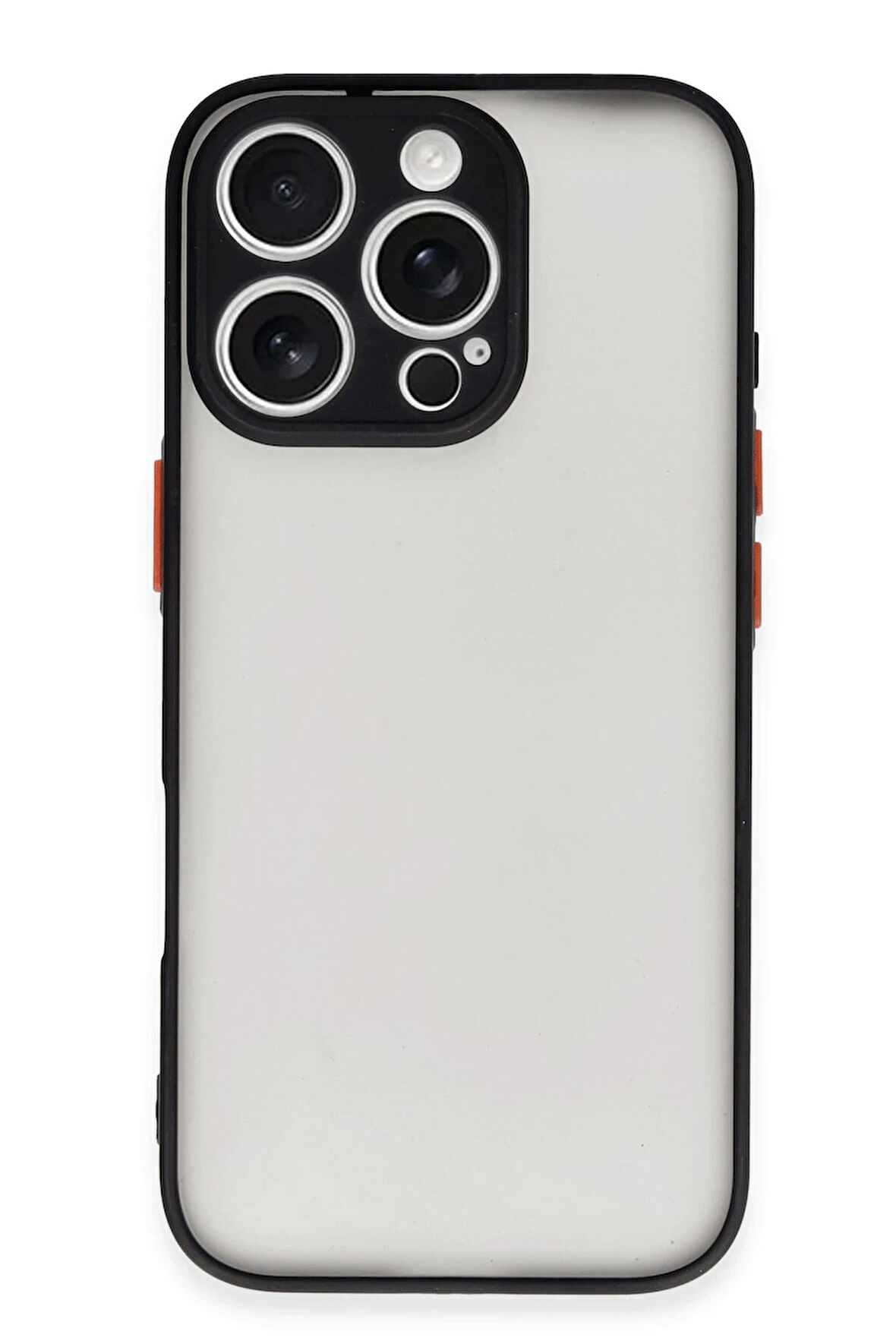 CPT50 iPhone 16 Pro Kılıf Montreal Silikon Kapak - Siyah