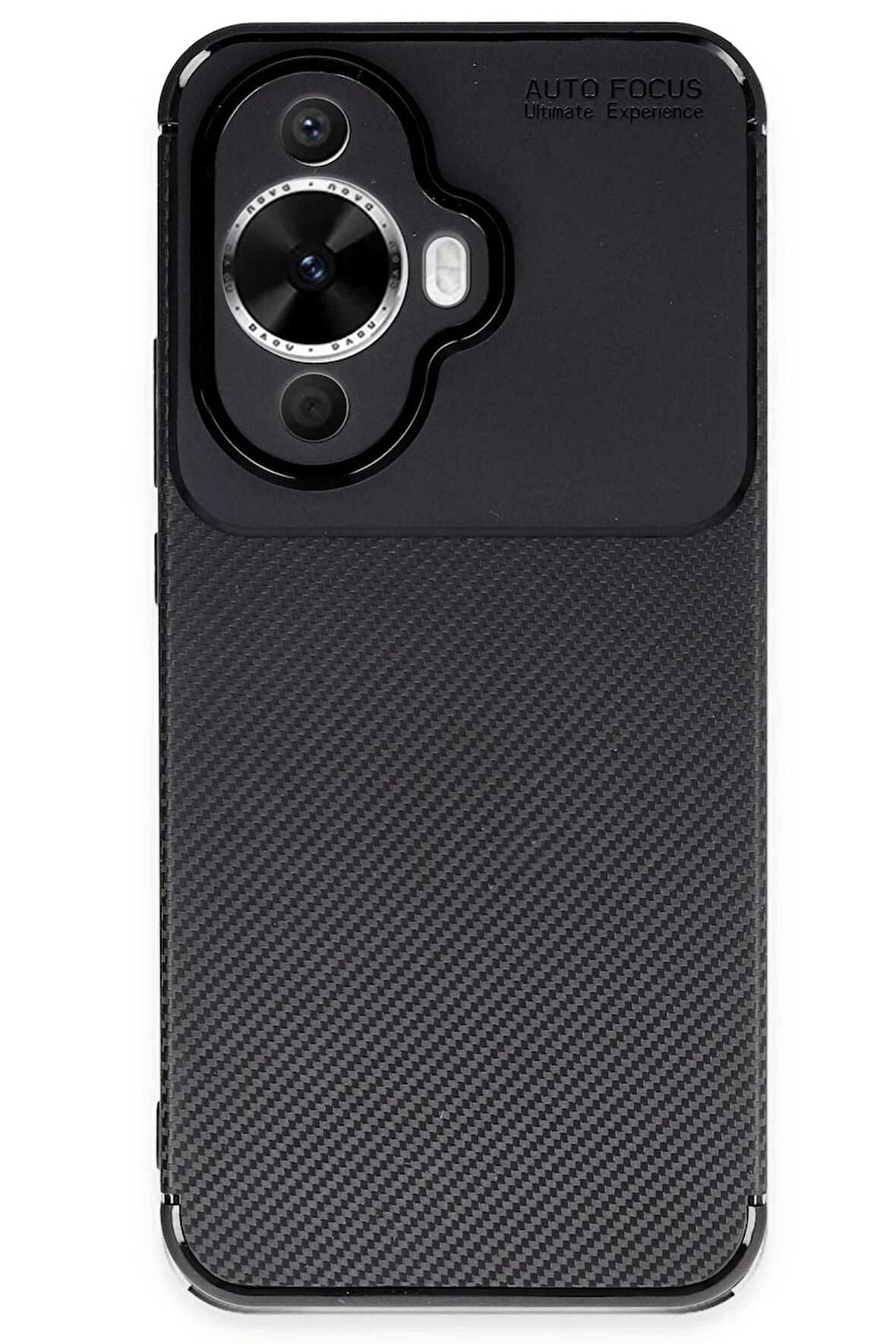 CPT50 Huawei Nova 12S Kılıf Auto Focus Karbon Kapak - Siyah
