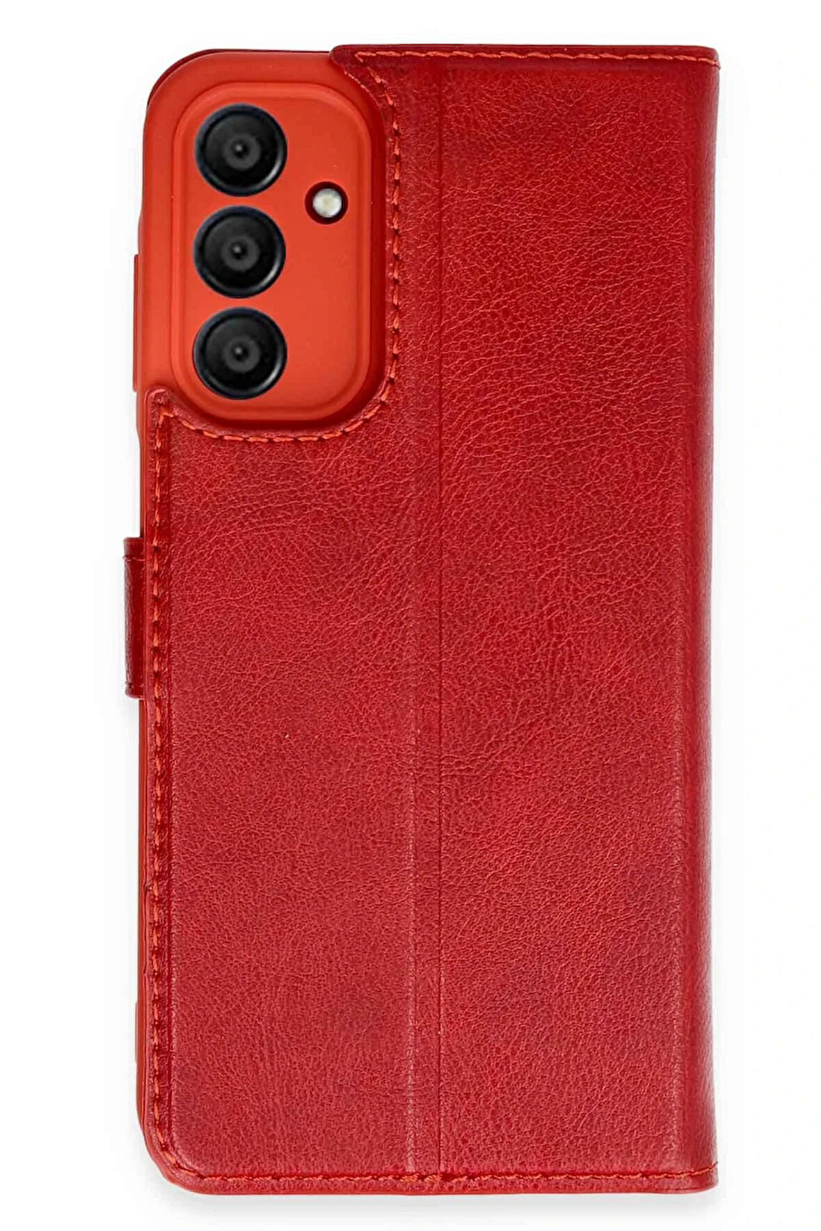 CPT50 Samsung Galaxy A55 5G Kılıf Trend S Plus Kapaklı Kılıf - Kırmızı