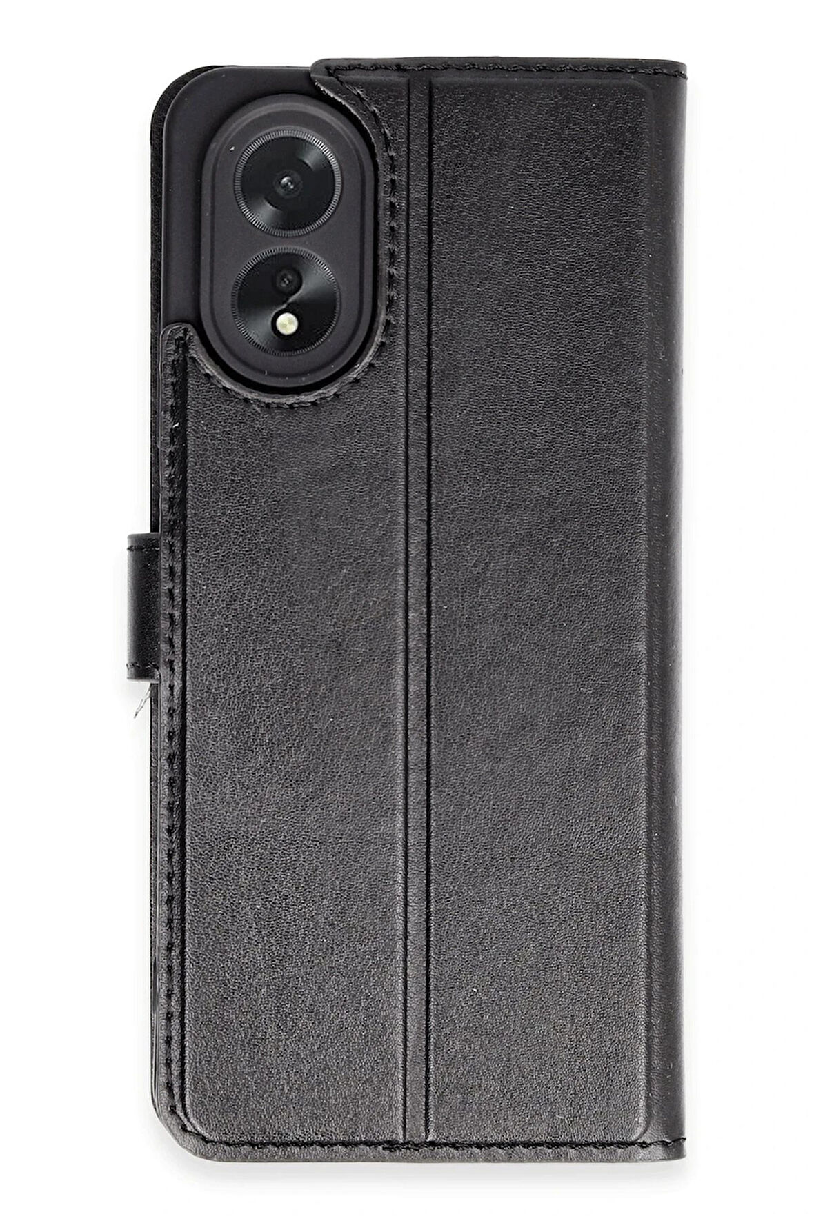 CPT50 Oppo A38 Kılıf Trend S Plus Kapaklı Kılıf - Siyah