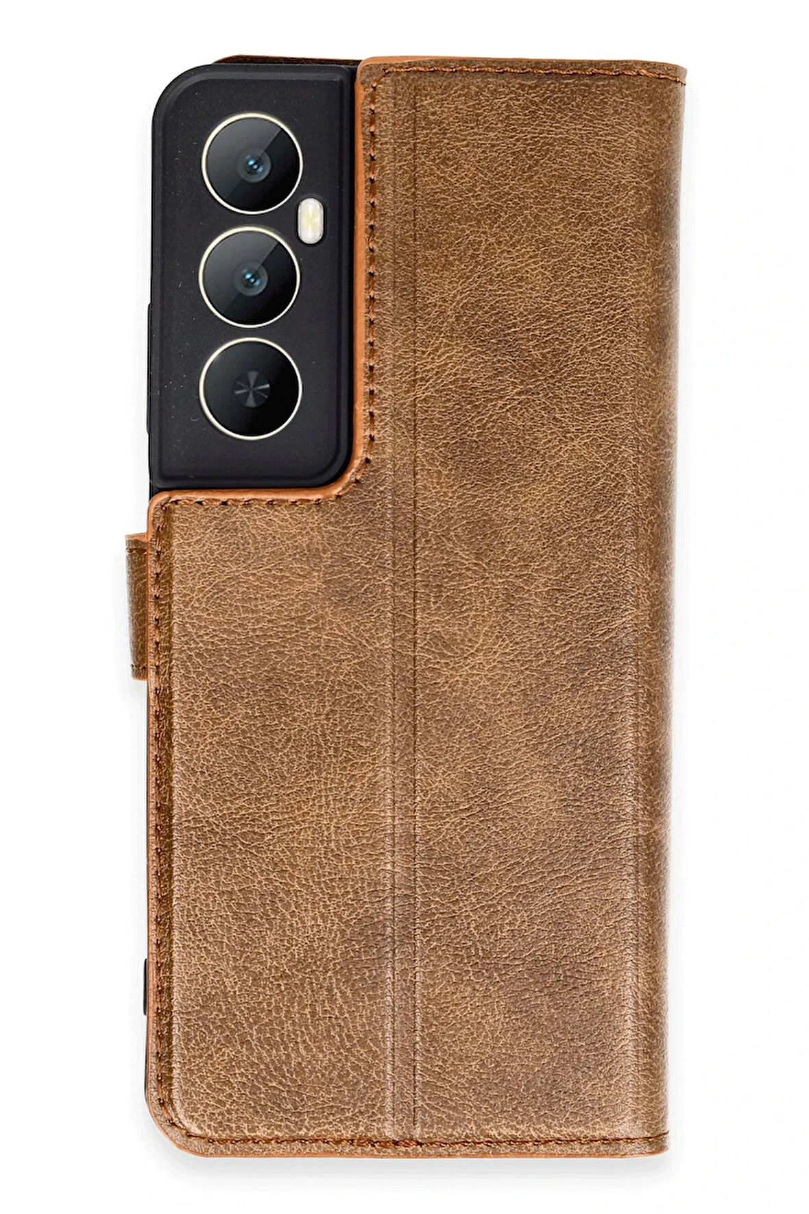 CPT50 Realme C65 Kılıf Trend S Plus Kapaklı Kılıf - Taba