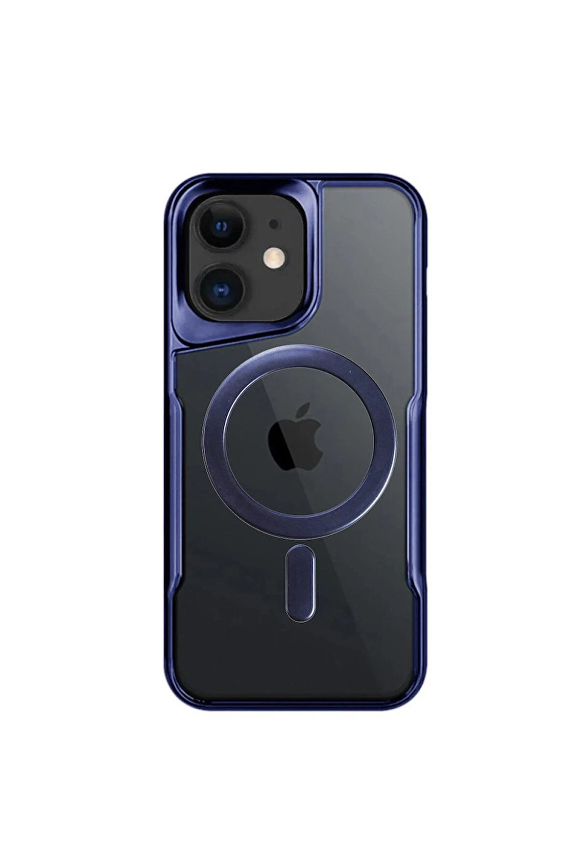 CPT50 iPhone 11 Kılıf Boyi Magsafe Silikon Kapak - Lacivert