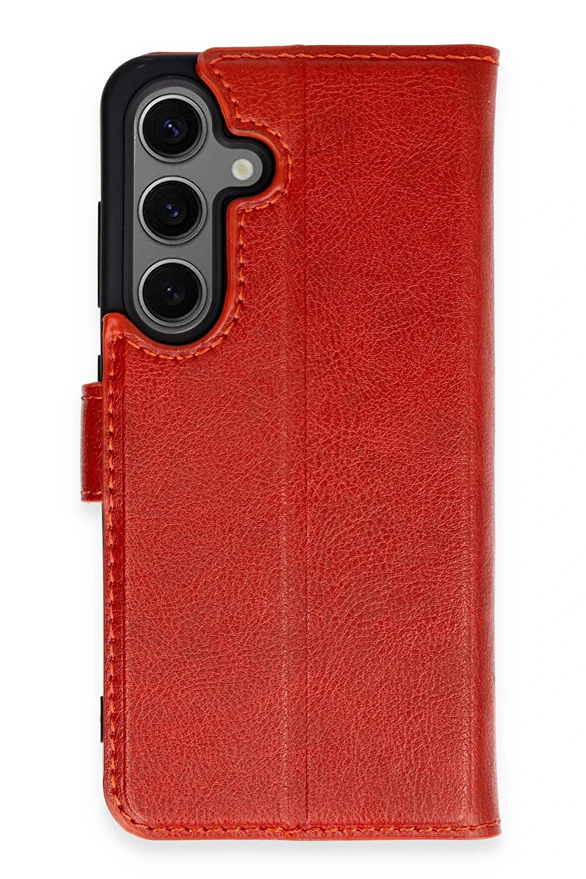 CPT50 Samsung Galaxy S24 Kılıf Trend S Plus Kapaklı Kılıf - Kırmızı