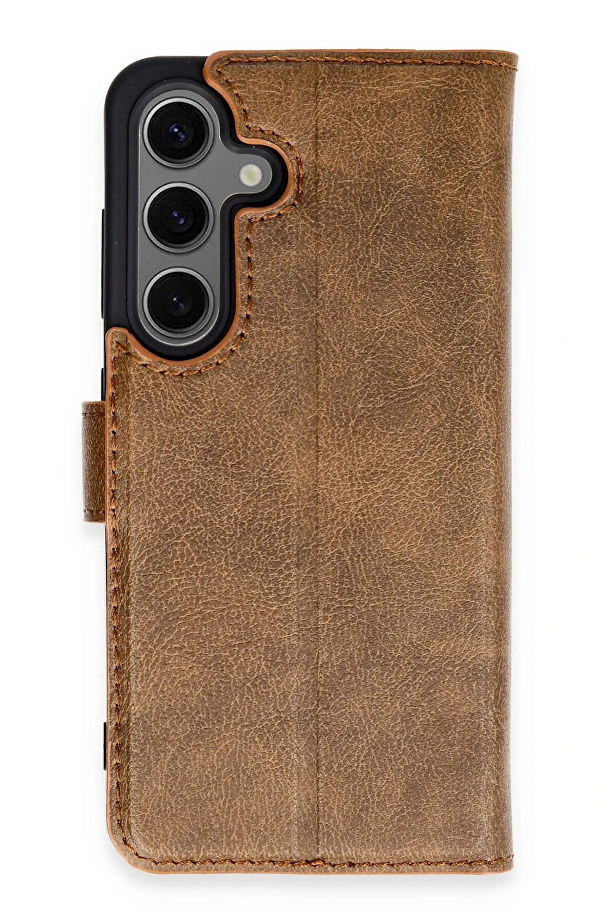 CPT50 Samsung Galaxy S24 Kılıf Trend S Plus Kapaklı Kılıf - Taba