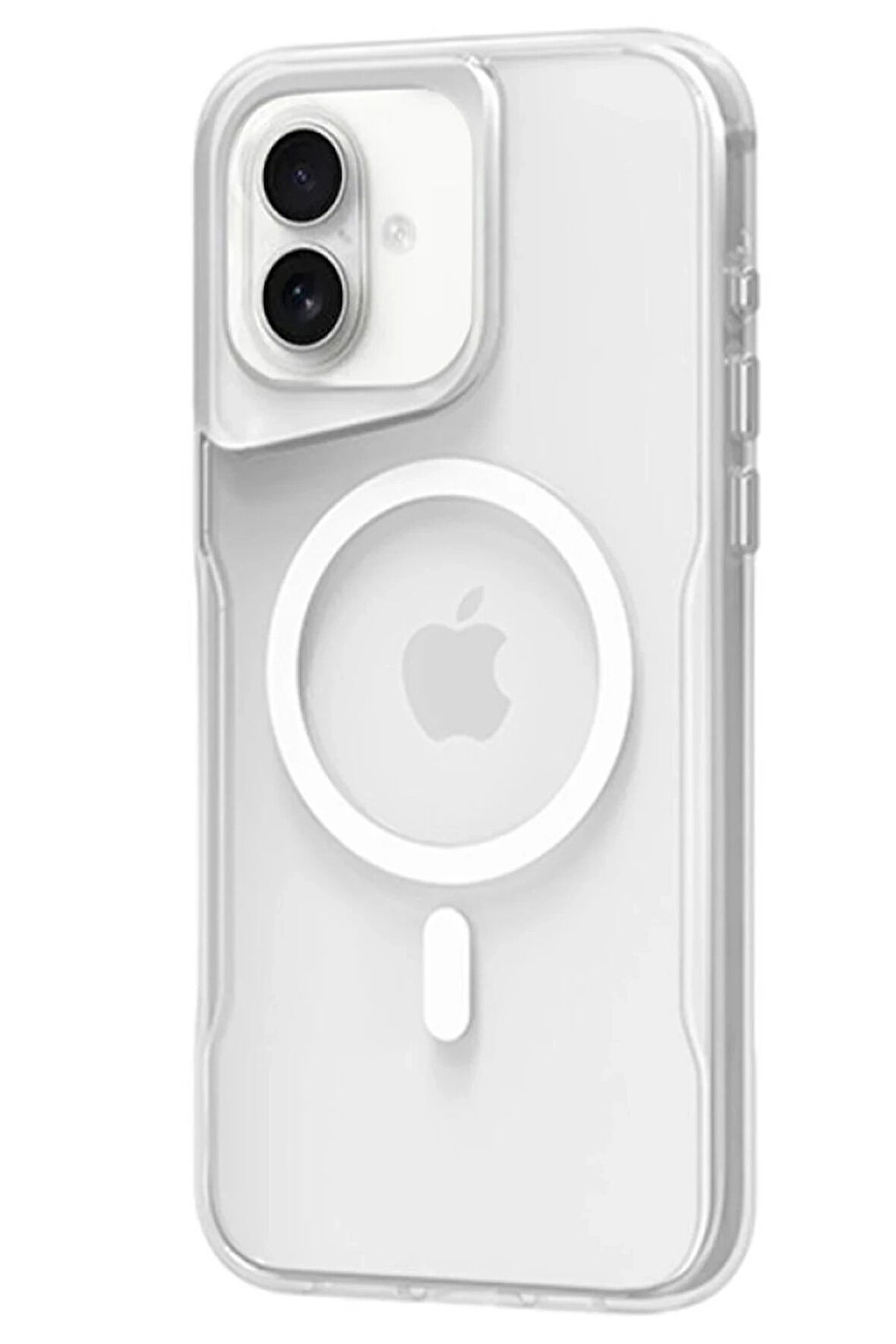 CPT50 iPhone 16 Plus Kılıf PC Poso Magsafe Kapak - Şeffaf
