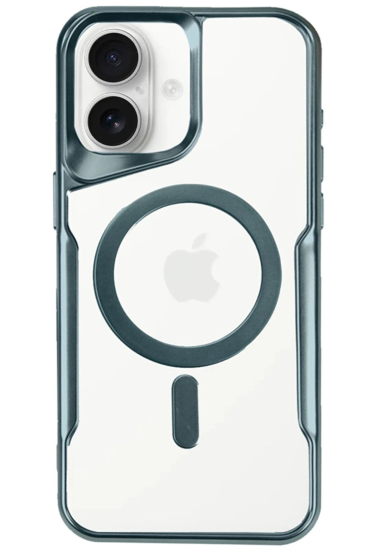 CPT50 iPhone 16 Kılıf Boyi Magsafe Silikon Kapak - Turkuaz