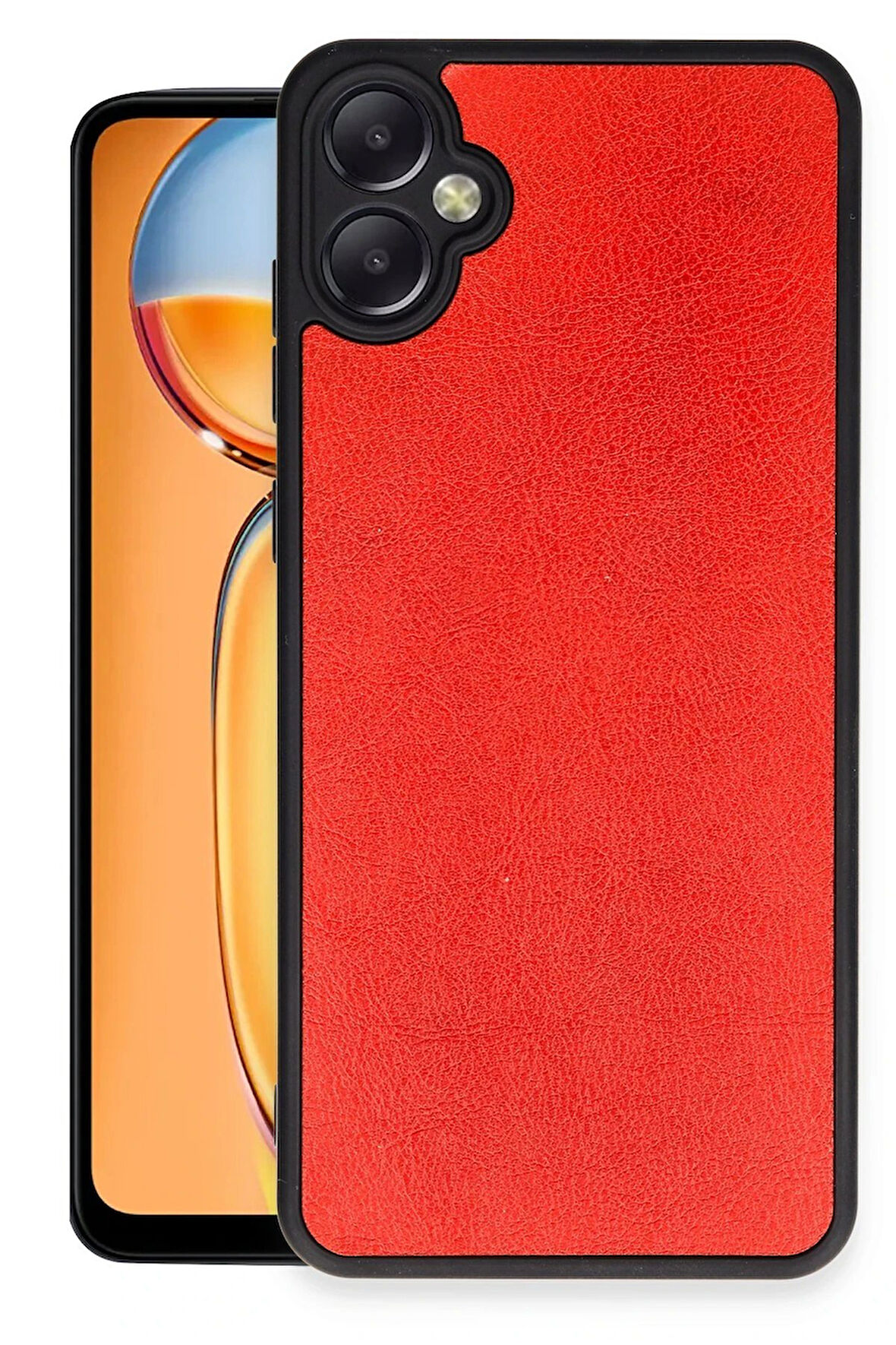 CPT50 Samsung Galaxy A06 Kılıf Aras Deri Kapak - Kırmızı