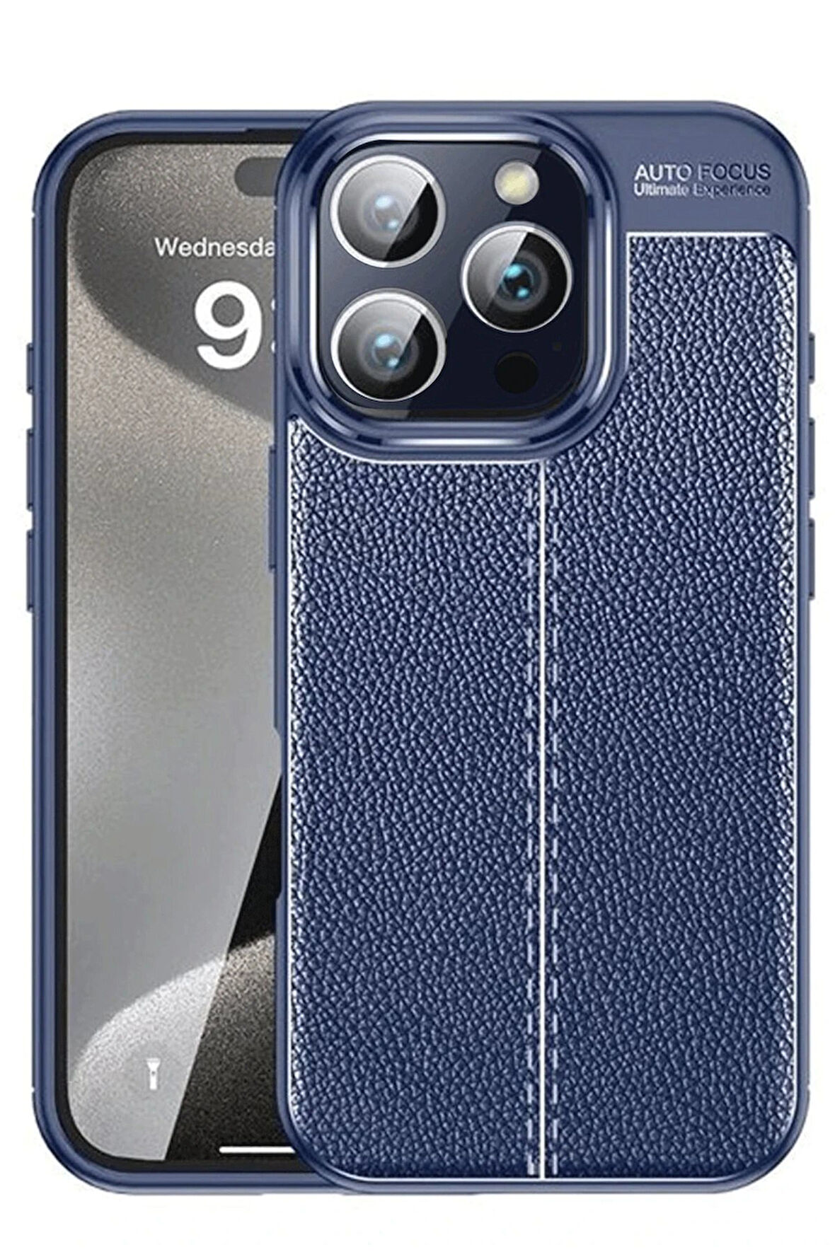 CPT50 iPhone 16 Pro Kılıf Auto Focus Kapak - Lacivert