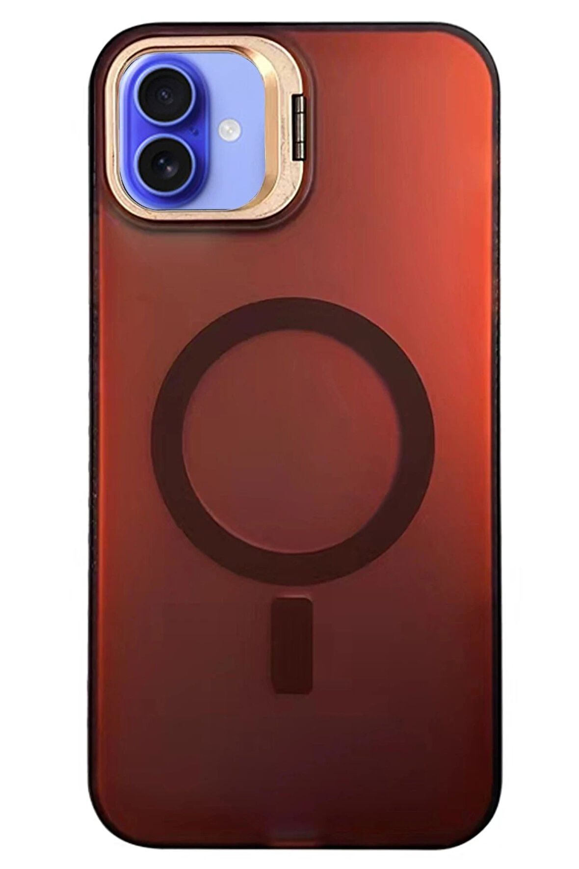 CPT50 iPhone 16 Plus Kılıf Primera Magsafe Standlı Kapak - Bordo