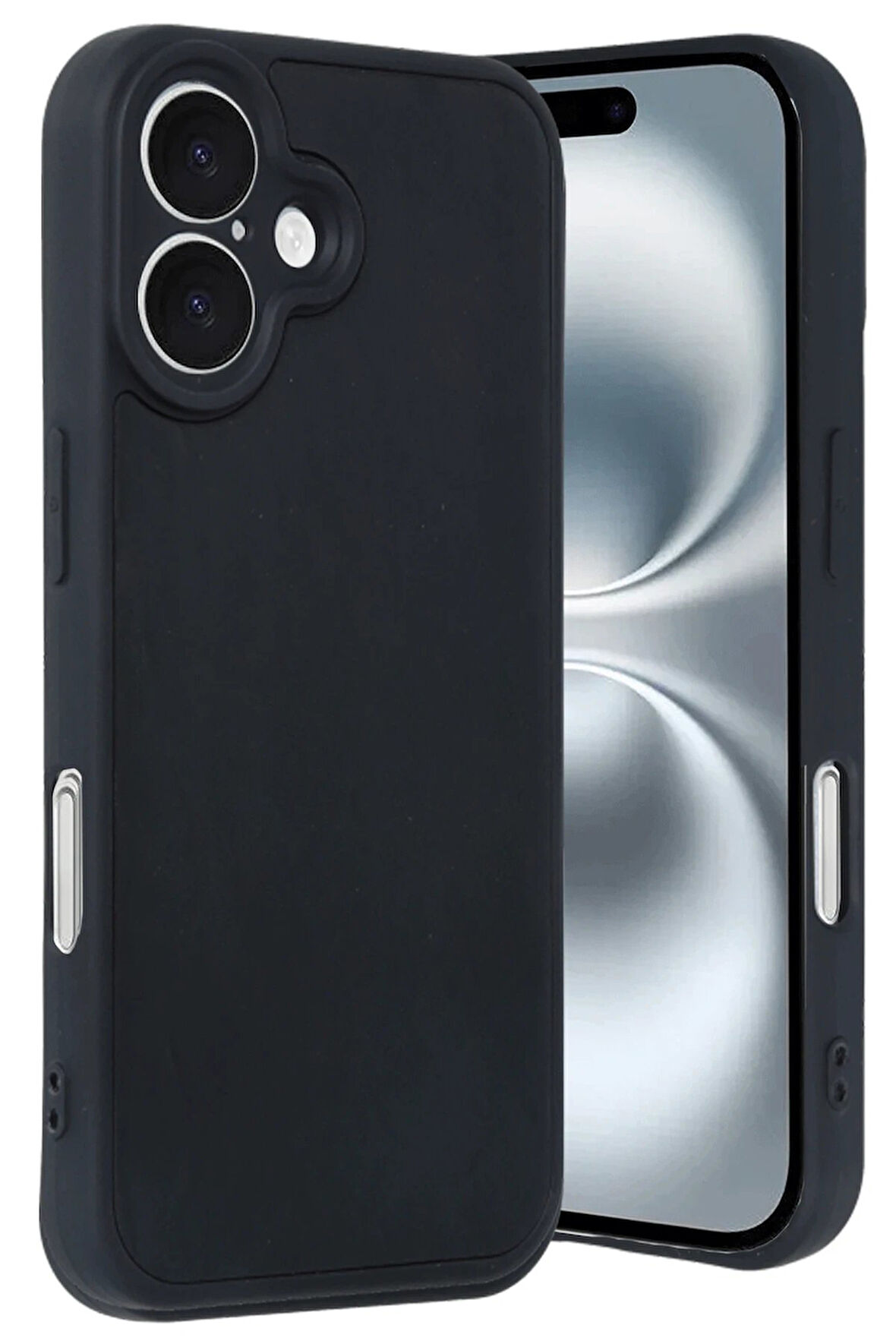 CPT50 iPhone 16 Kılıf Aras Deri Kapak - Siyah