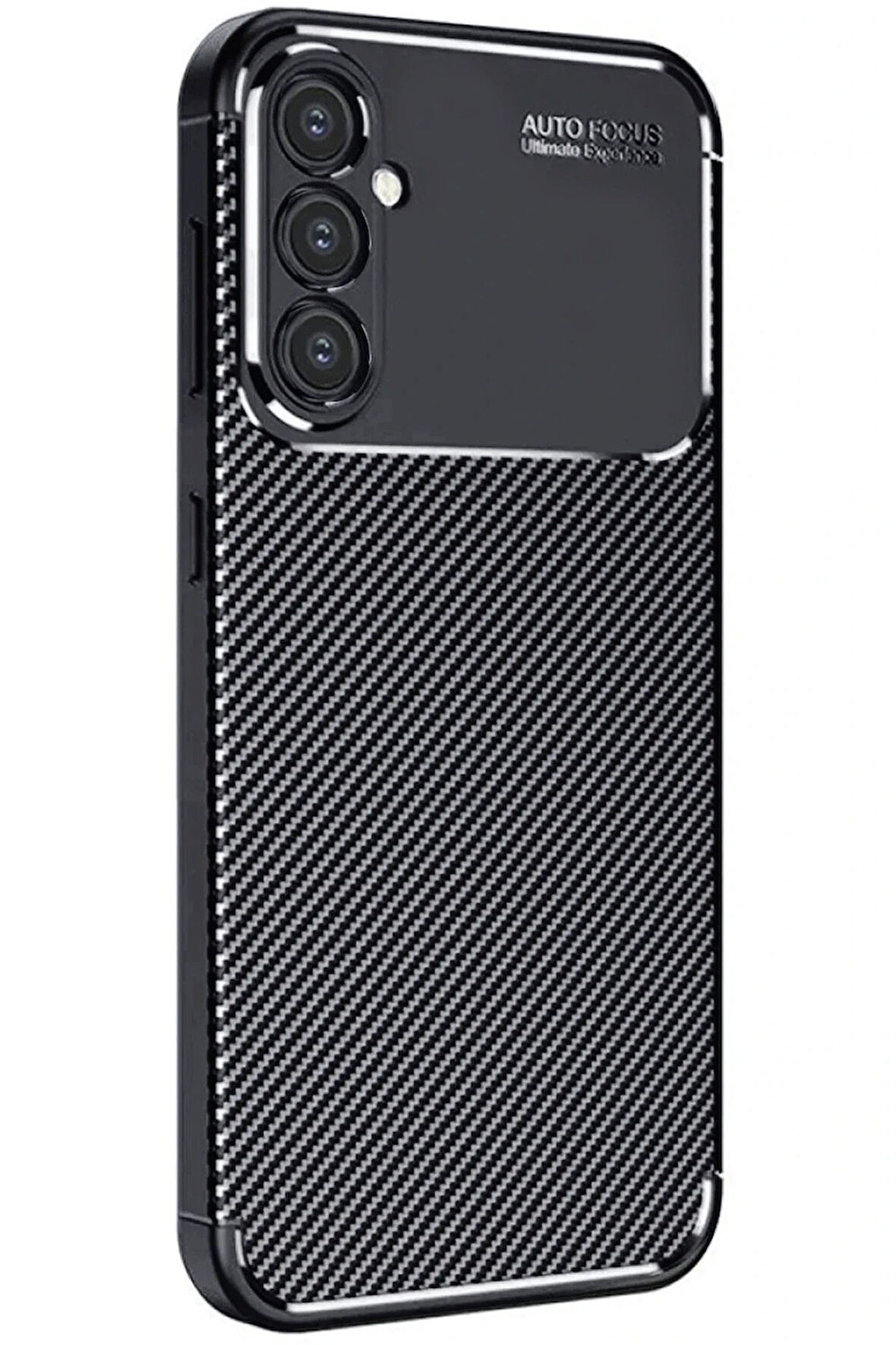 CPT50 Samsung Galaxy S25 Plus Kılıf Auto Focus Karbon Kapak - Siyah