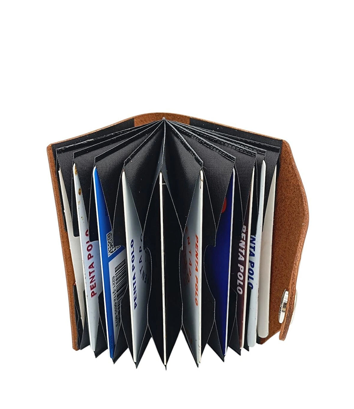 Cronder Hakiki Deri Akodeon Model Erkek Kartlık