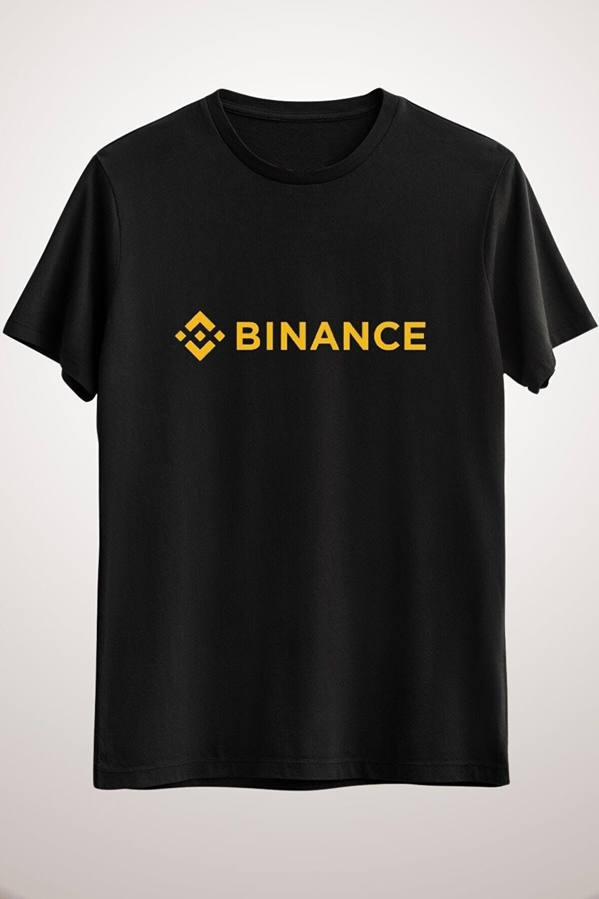 Unisex Siyah Binance Essential T-shirt